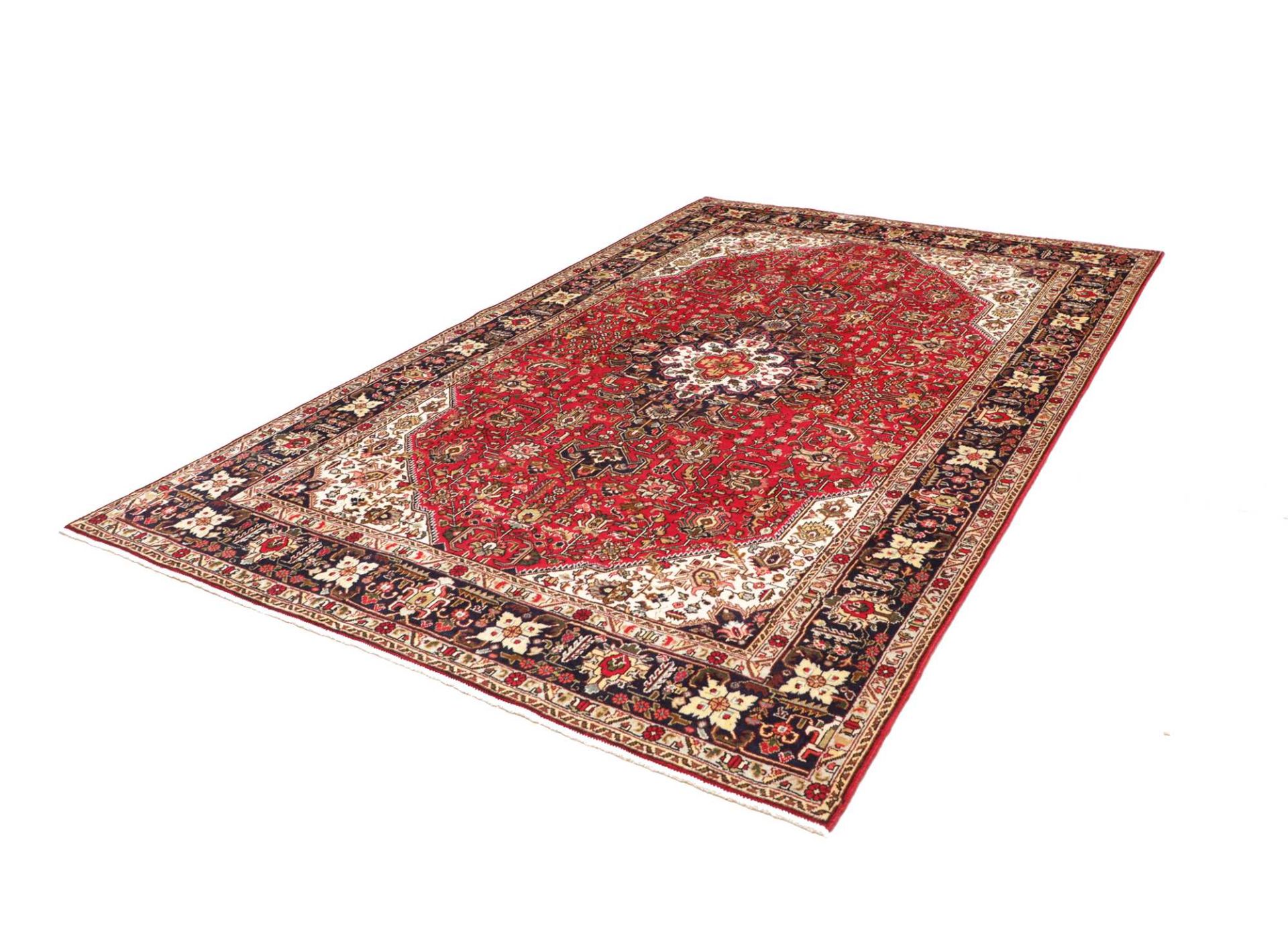 Täbriz Perserteppich aus Iran, 196 × 297 cm