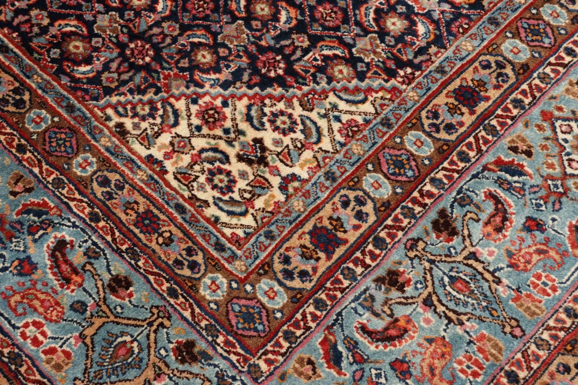 Handgeknüpfter Moud Perserteppich 207 × 294 cm
