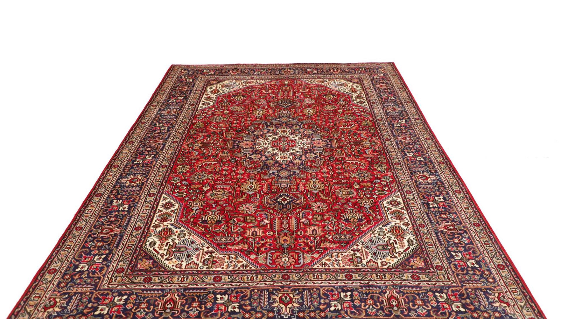 Handgeknüpfter Täbriz Perserteppich 201 × 297 cm
