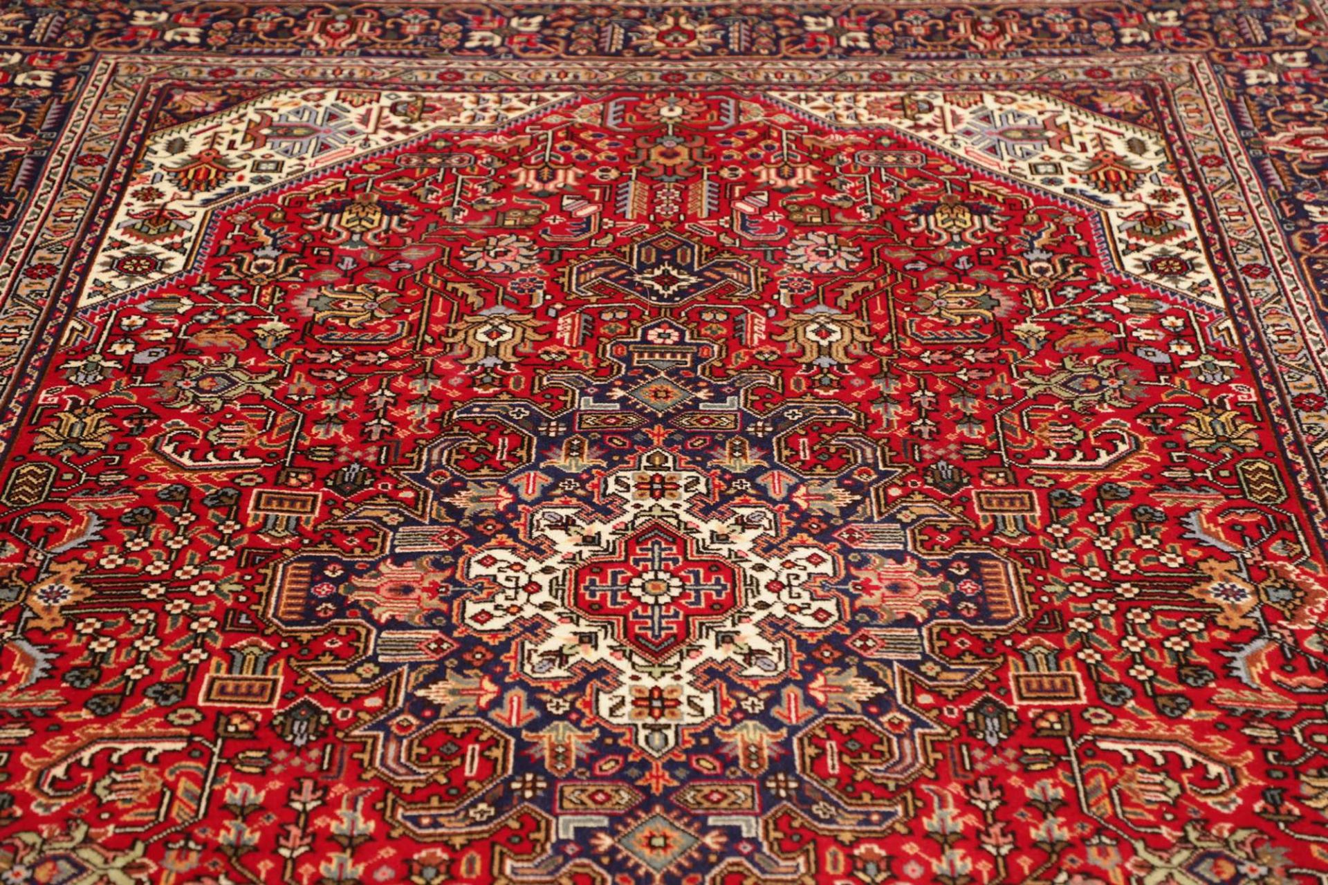 Handgeknüpfter Täbriz Perserteppich 201 × 297 cm