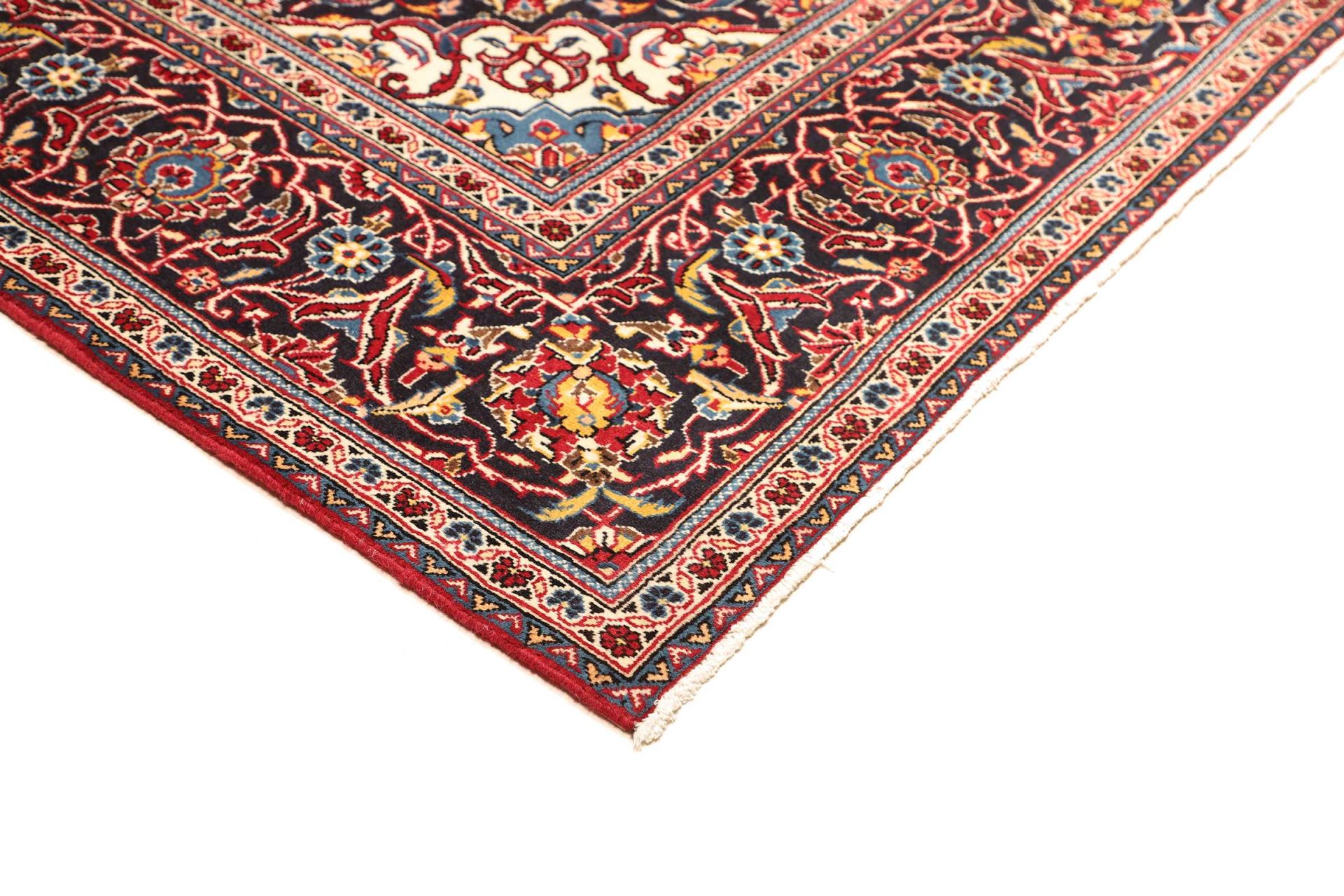 Handgeknüpfter Kashan Perserteppich, 199 × 306 cm, Wolle