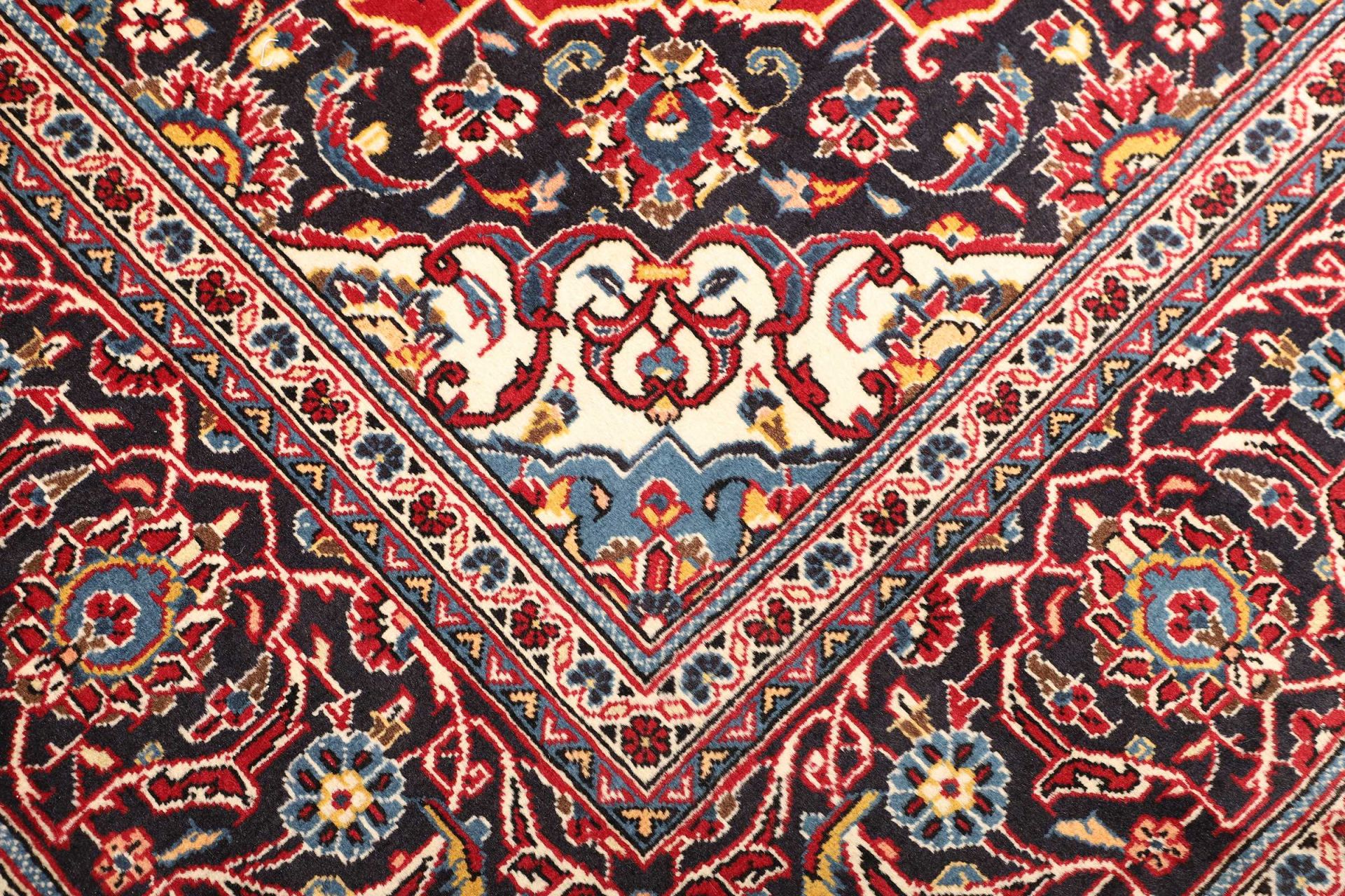 Handgeknüpfter Kashan Perserteppich, 199 × 306 cm, Wolle