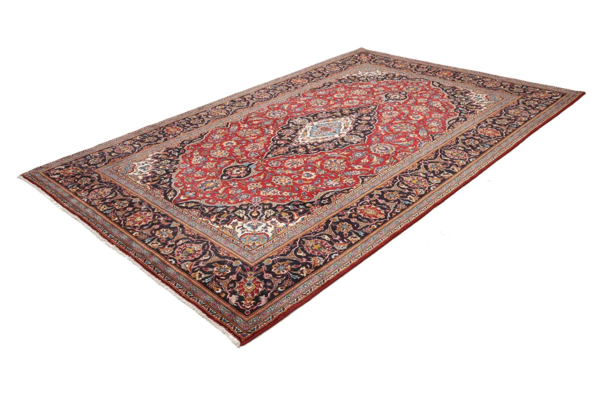 Kashan Perserteppich aus Iran, 205 × 312 cm