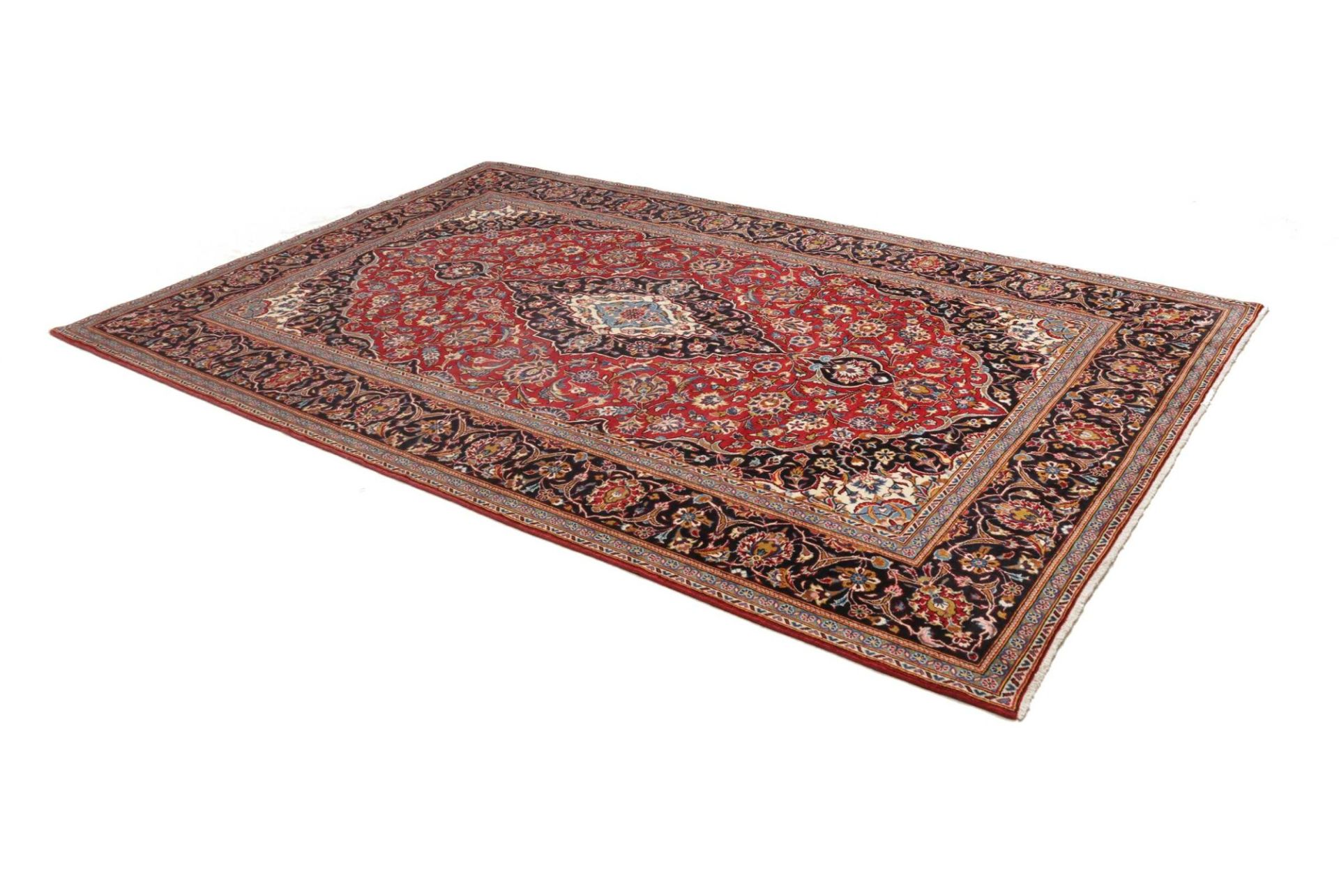 Kashan Perserteppich aus Iran, 205 × 312 cm