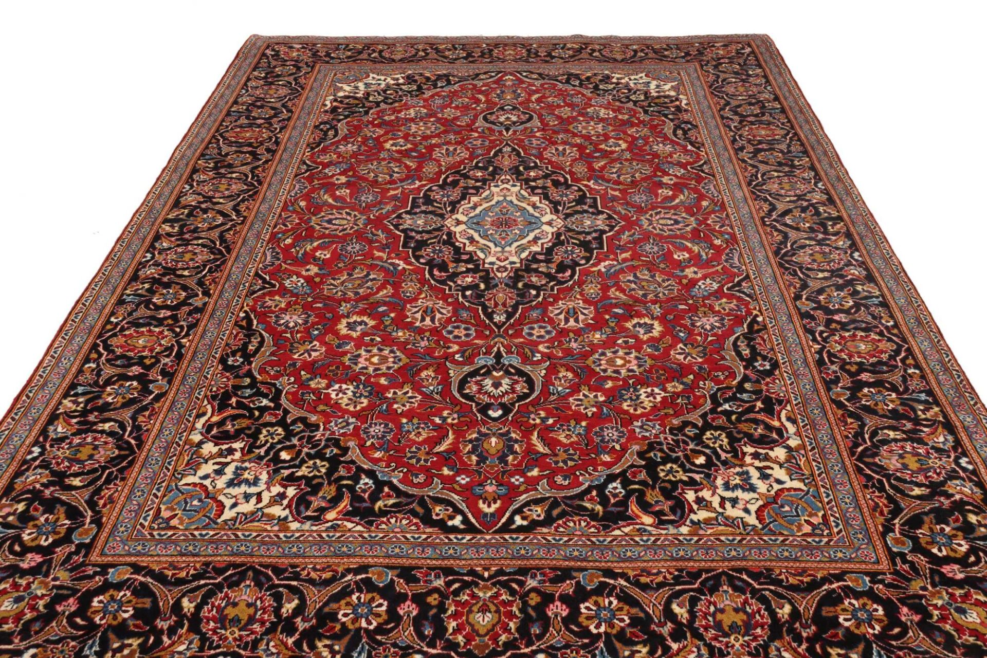 Kashan Perserteppich aus Iran, 205 × 312 cm