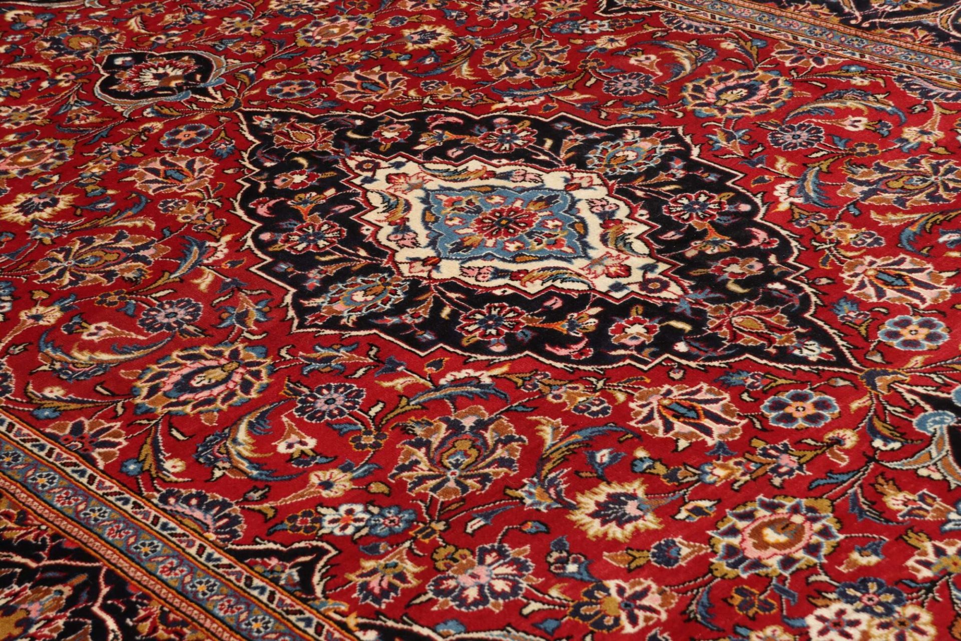 Kashan Perserteppich aus Iran, 205 × 312 cm