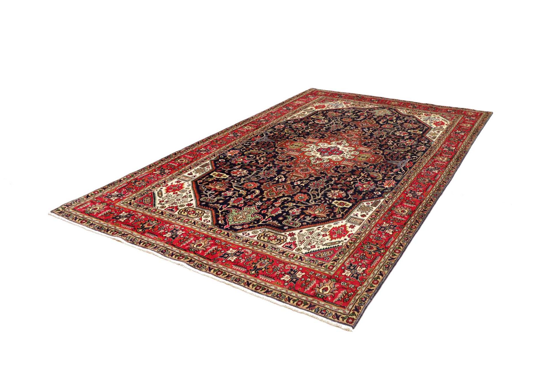 Handgeknüpfter Täbriz Perserteppich 201 × 309 cm