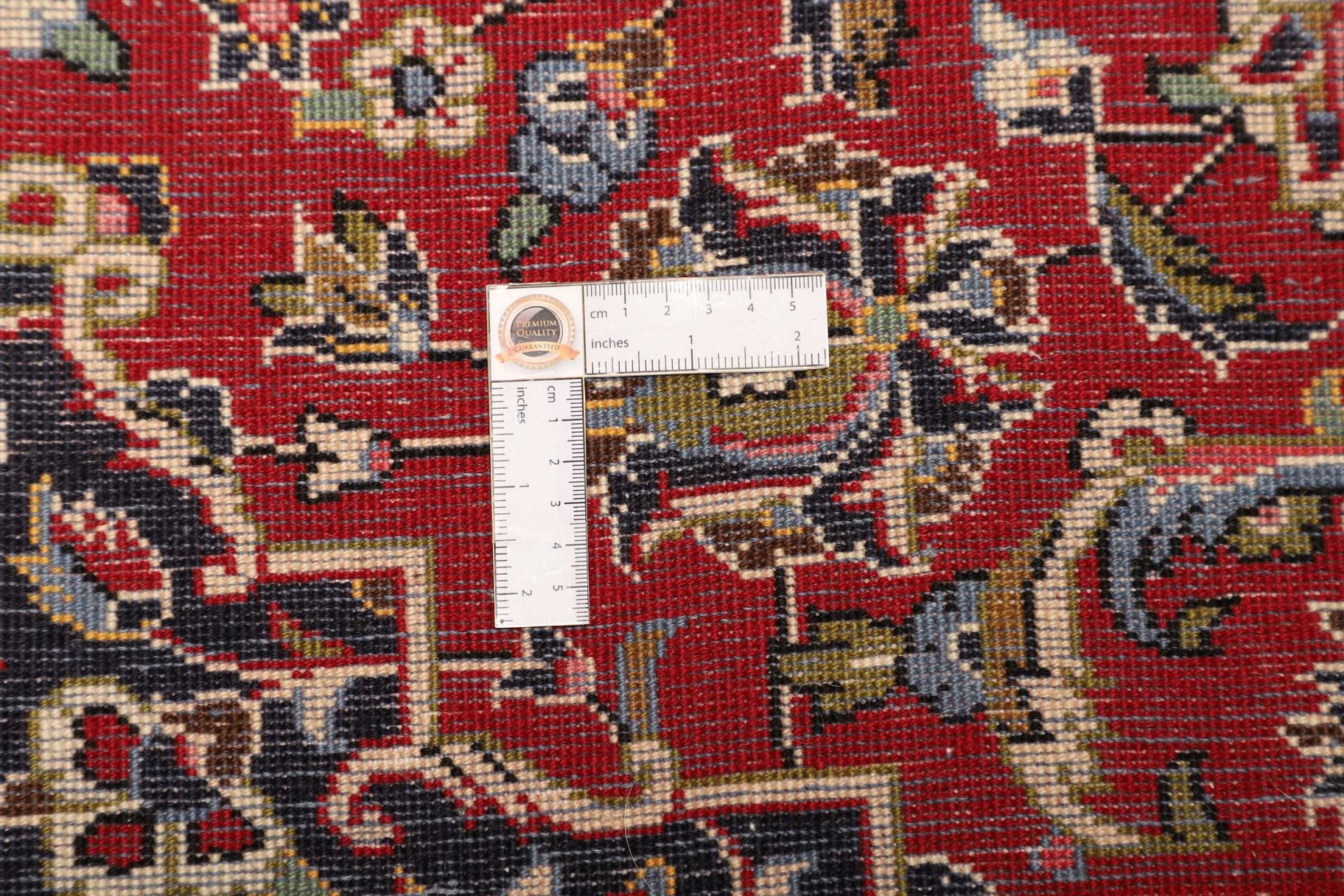 Handgeknüpfter Kashan Perserteppich 201 × 304 cm
