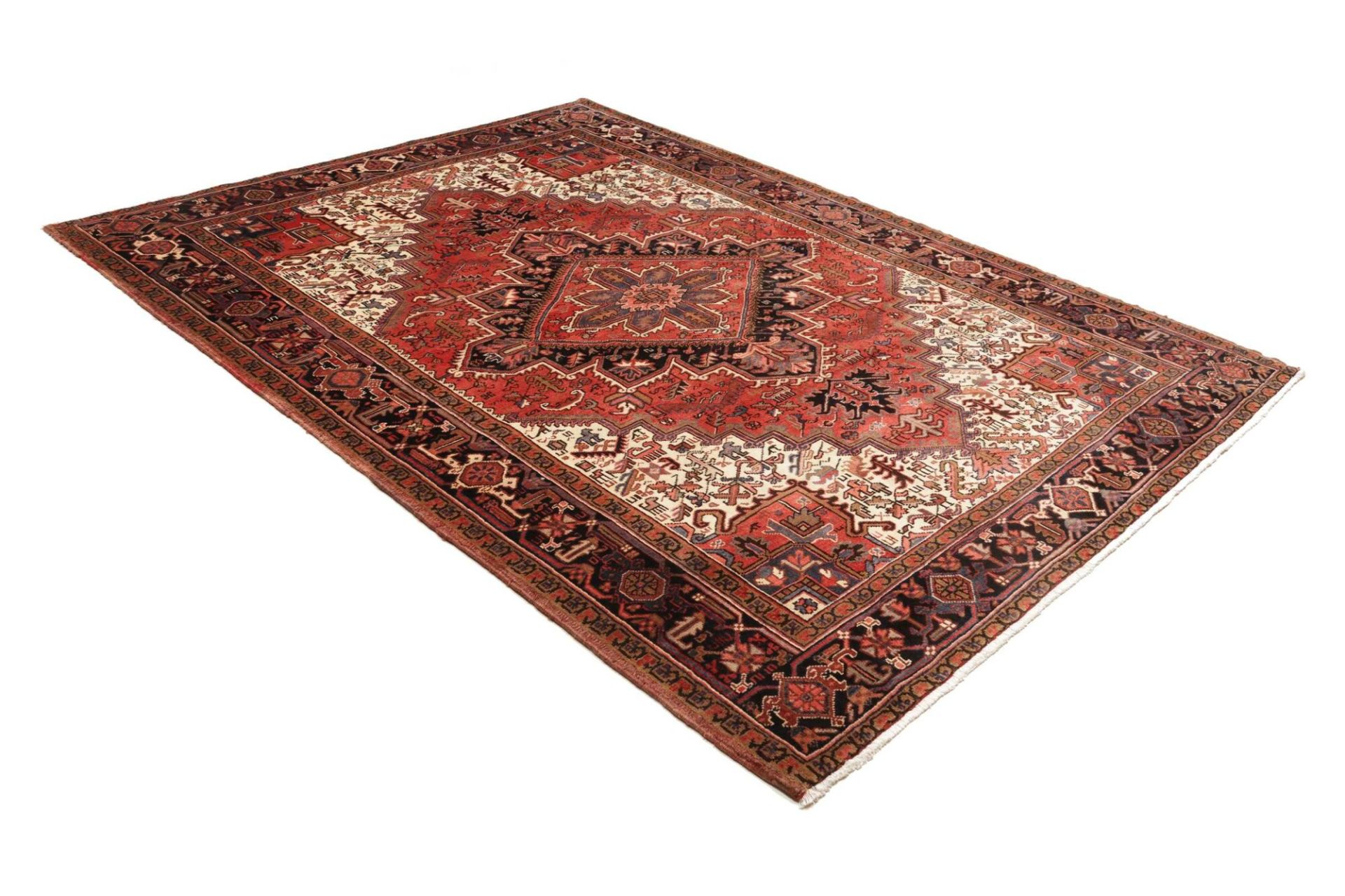 Heriz Perserteppich aus Iran, 219 × 289 cm