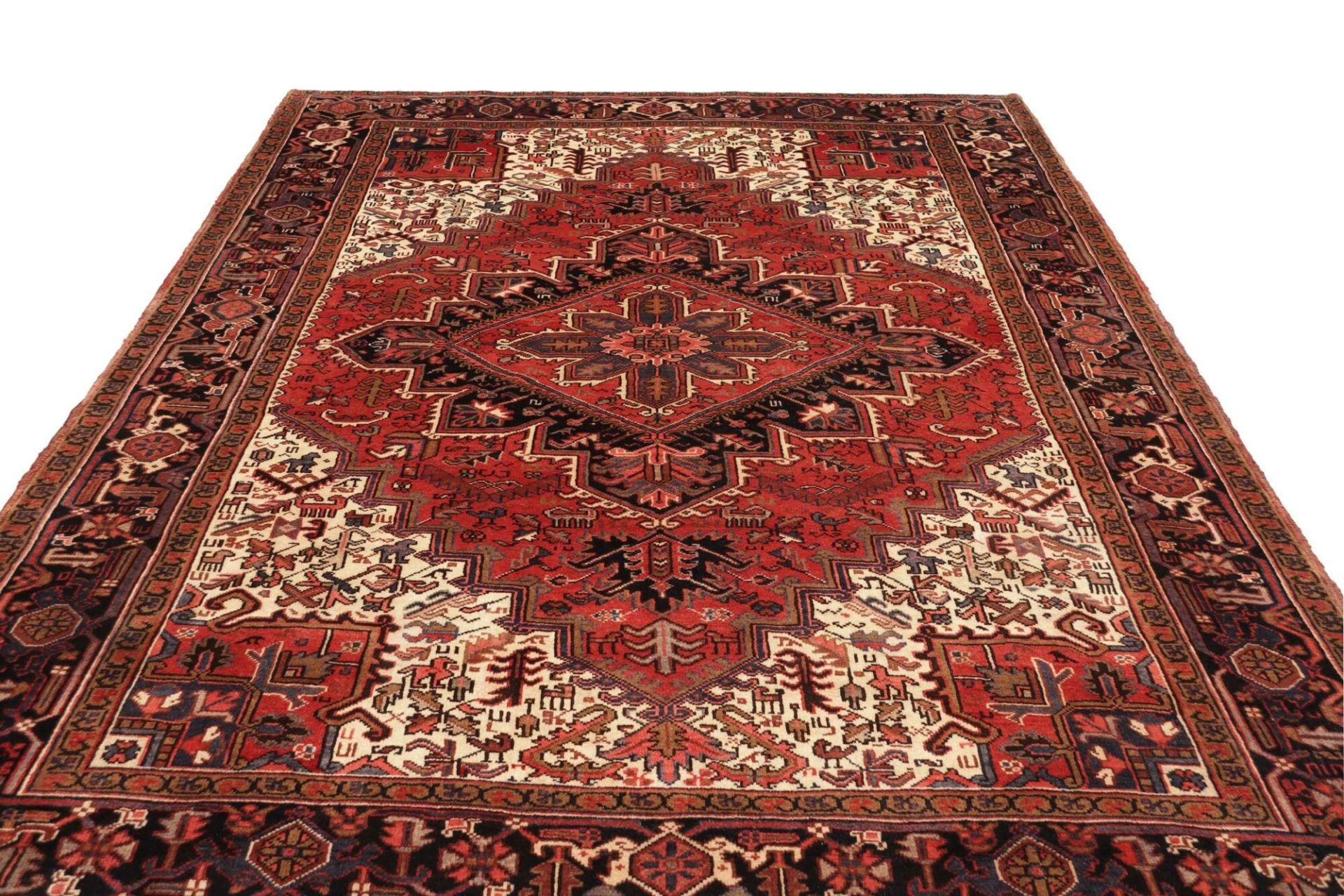 Heriz Perserteppich aus Iran, 219 × 289 cm