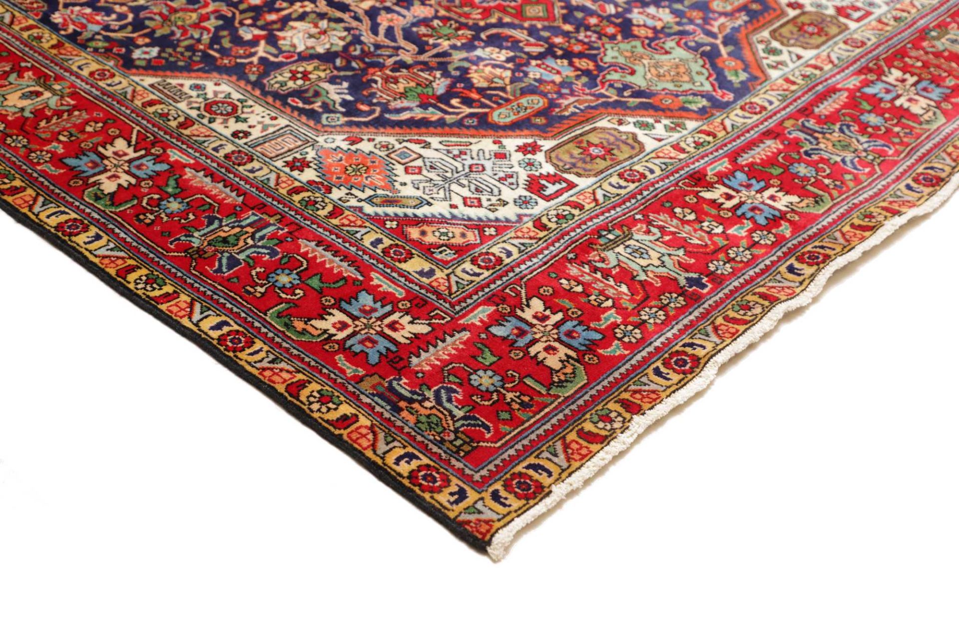 perserteppich-tabriz-198-x-291-cm-schurwolle-handgeknupft-hochwertig-4 Handgeknüpfter Täbriz Perserteppich, 198 × 291 cm, Wolle