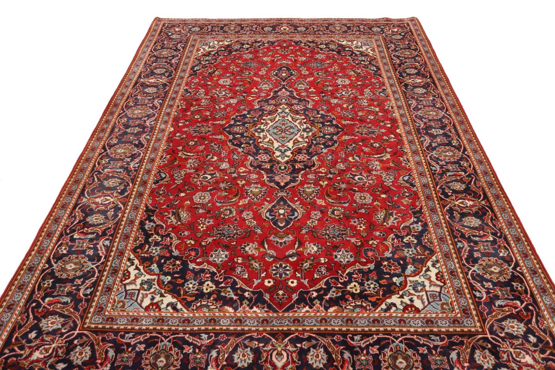 Kashan Perserteppich aus Iran, 199 × 313 cm