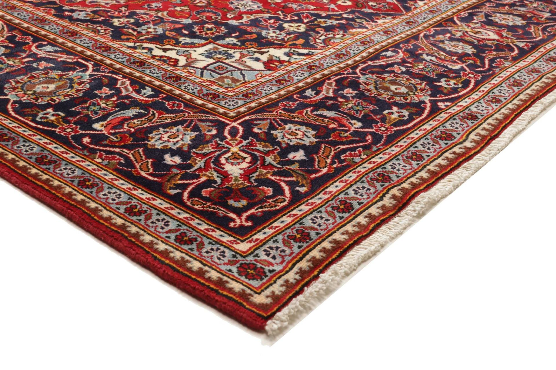 Kashan Perserteppich aus Iran, 199 × 313 cm