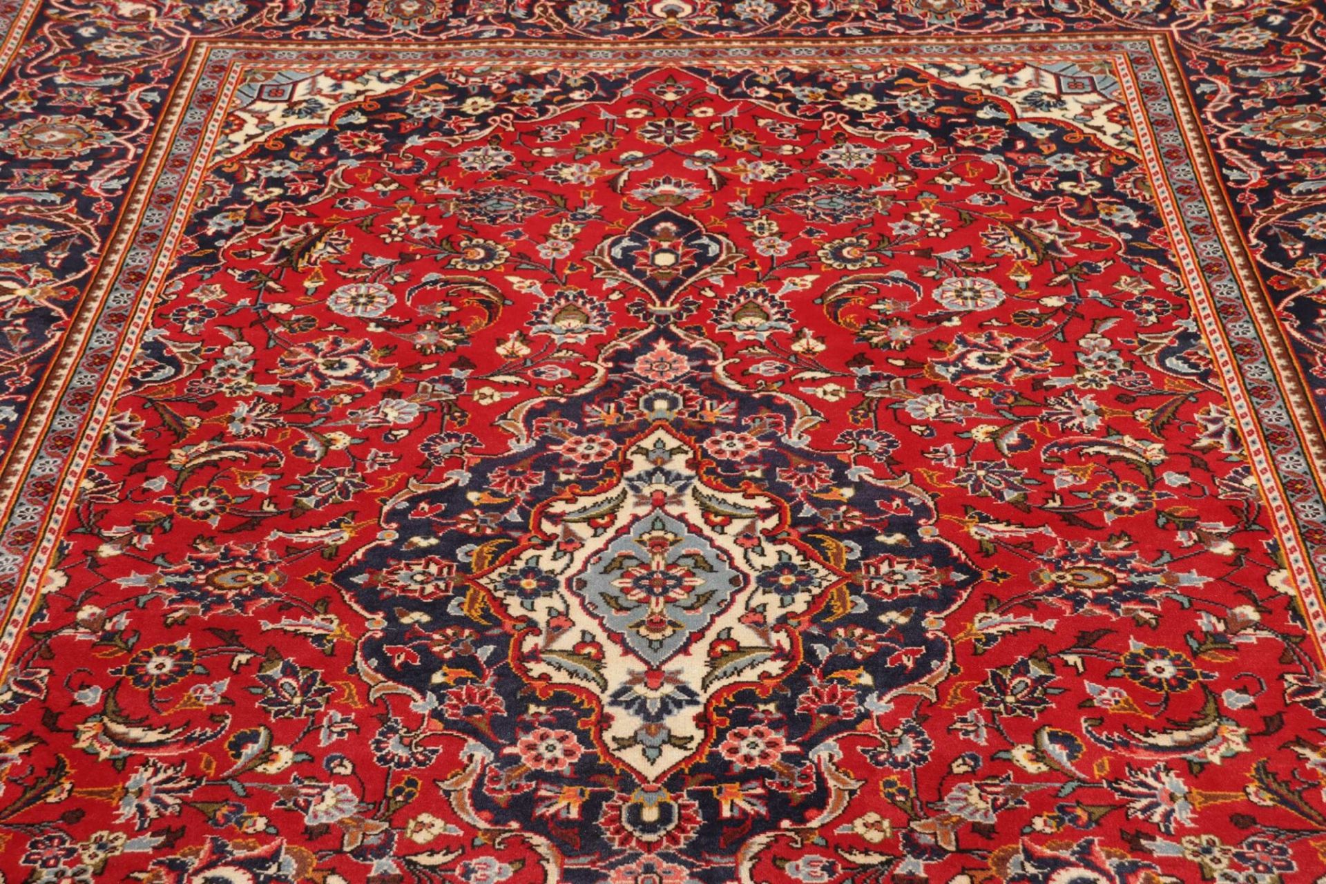 Kashan Perserteppich aus Iran, 199 × 313 cm
