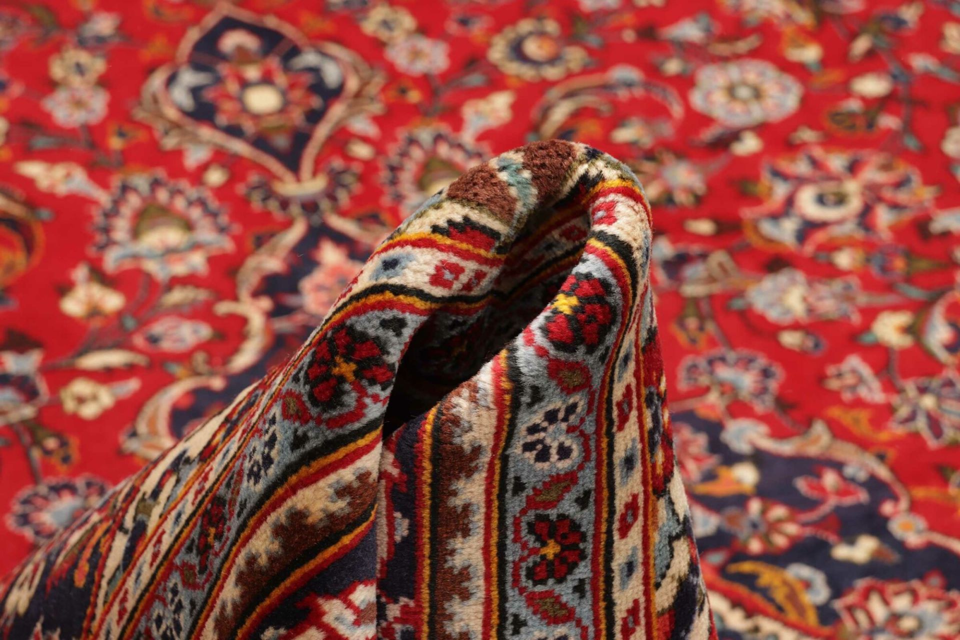 Kashan Perserteppich aus Iran, 199 × 313 cm