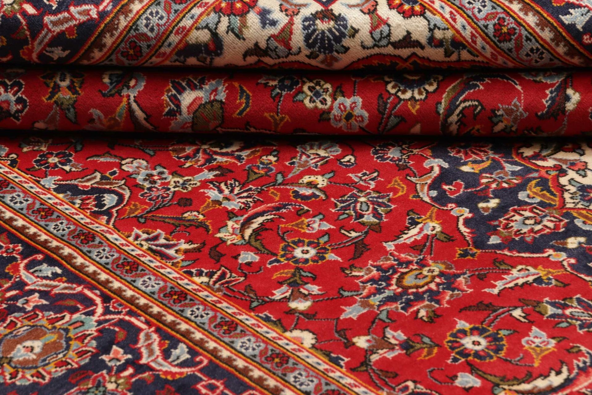 Kashan Perserteppich aus Iran, 199 × 313 cm
