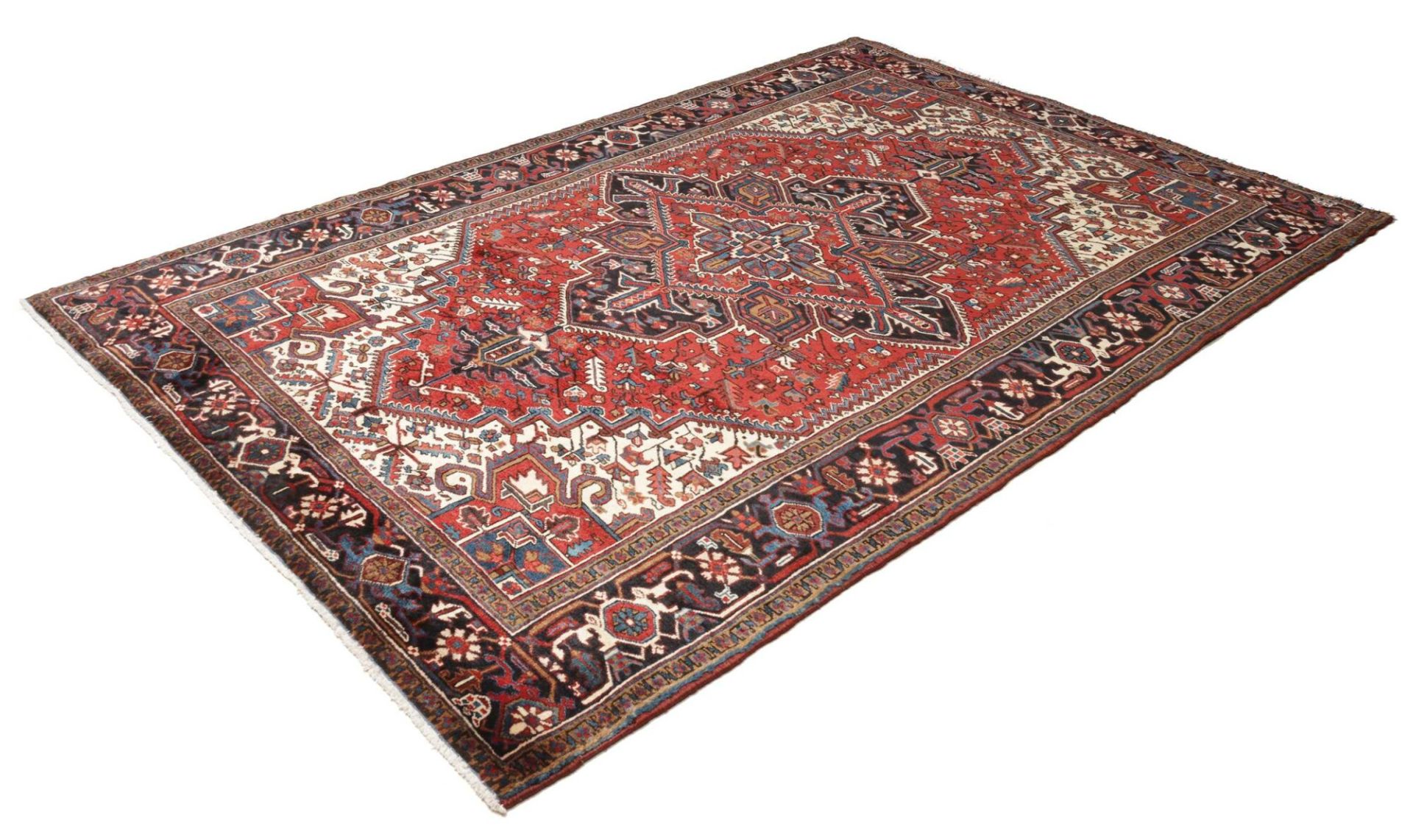 Handgeknüpfter Heriz Perserteppich, 206 × 301 cm, Wolle