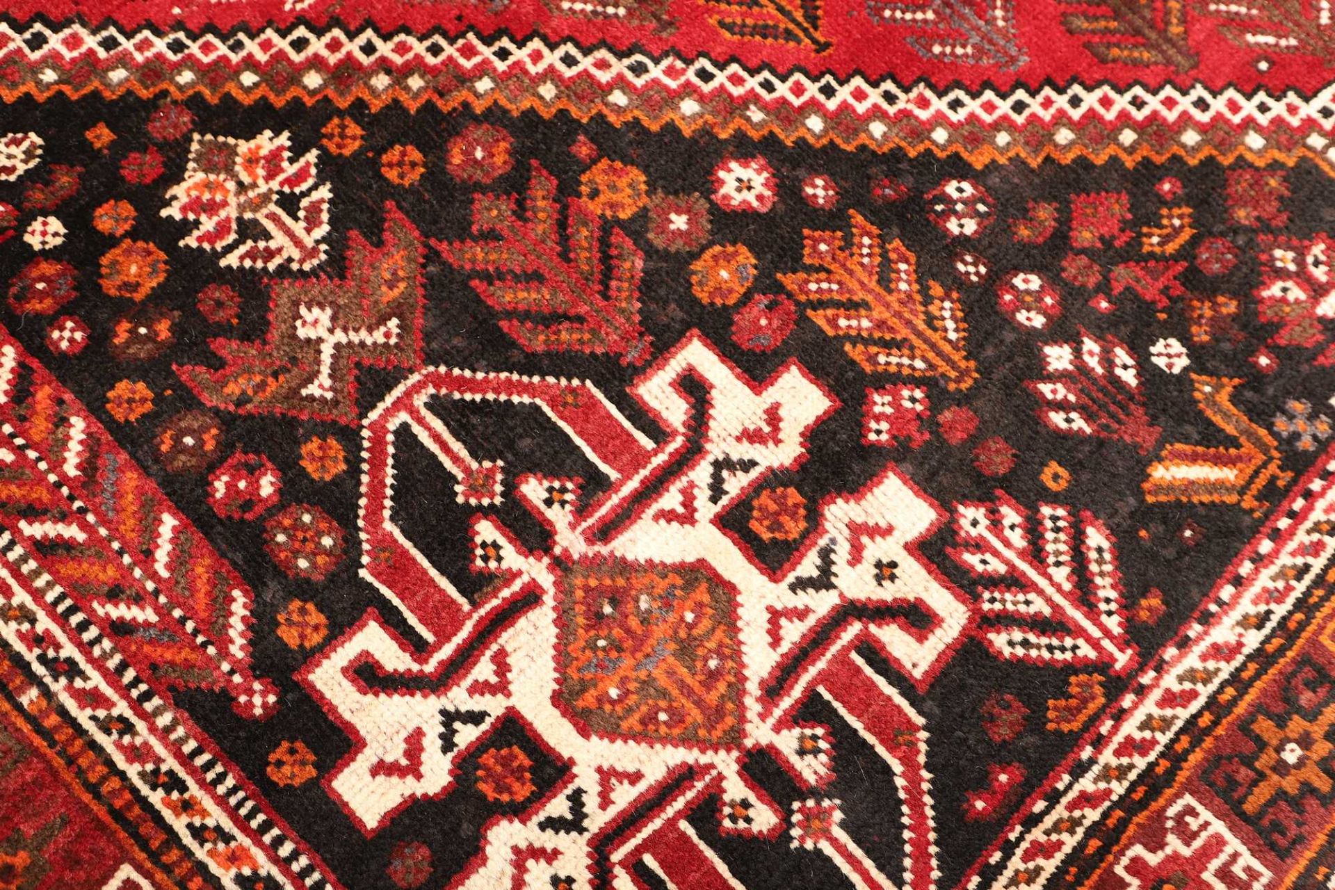 Handgeknüpfter Shiraz Perserteppich 216 × 299 cm