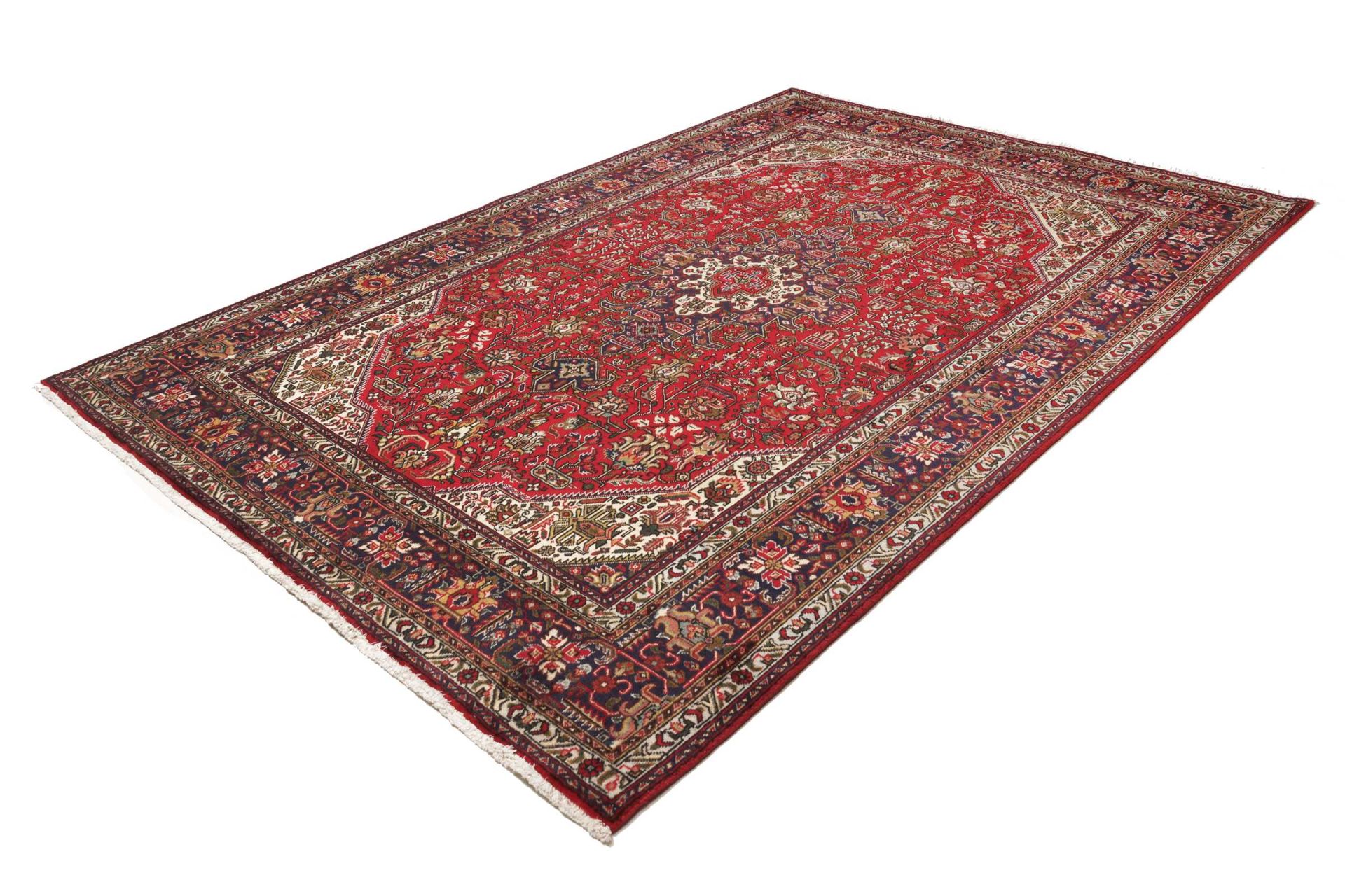 Täbriz Perserteppich 205 × 303 cm aus Wolle, handgeknüpft