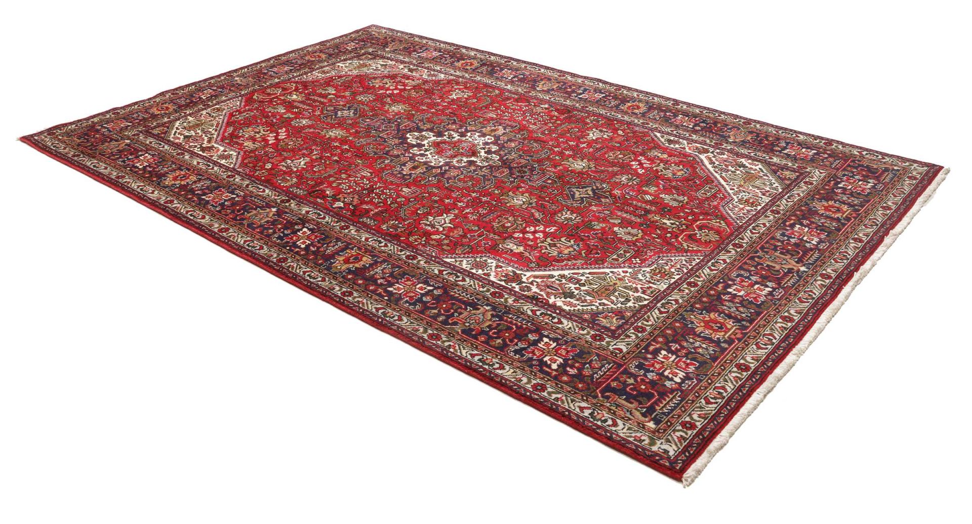 Täbriz Perserteppich 205 × 303 cm aus Wolle, handgeknüpft