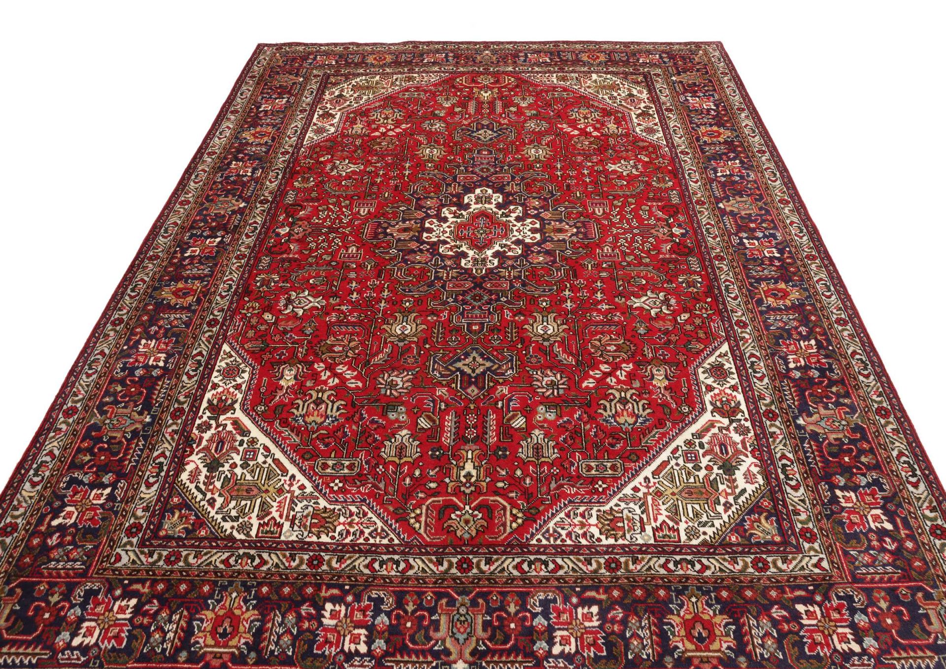 Täbriz Perserteppich 205 × 303 cm aus Wolle, handgeknüpft