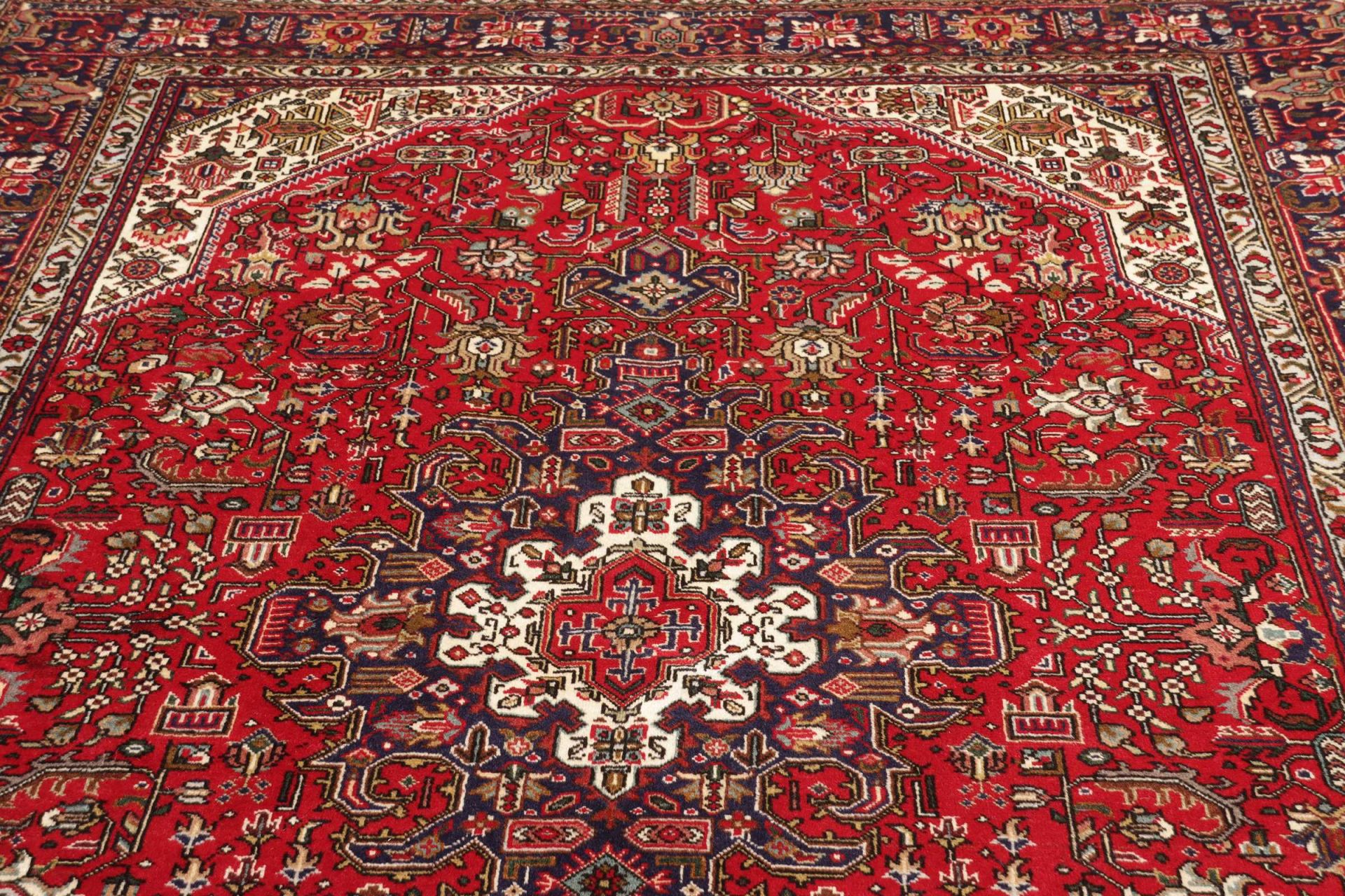 Täbriz Perserteppich 205 × 303 cm aus Wolle, handgeknüpft