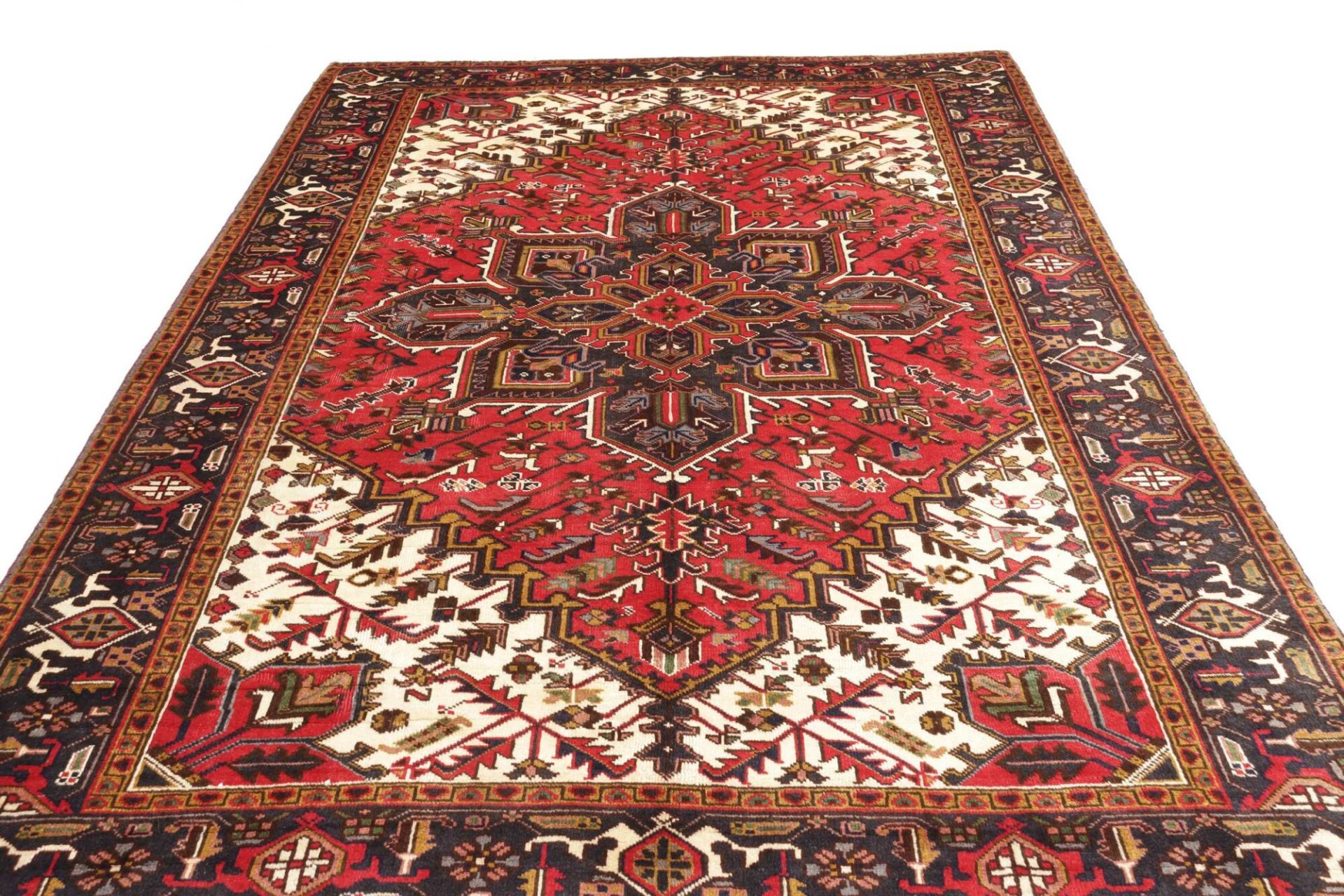 Heriz Perserteppich aus Iran, 196 × 279 cm