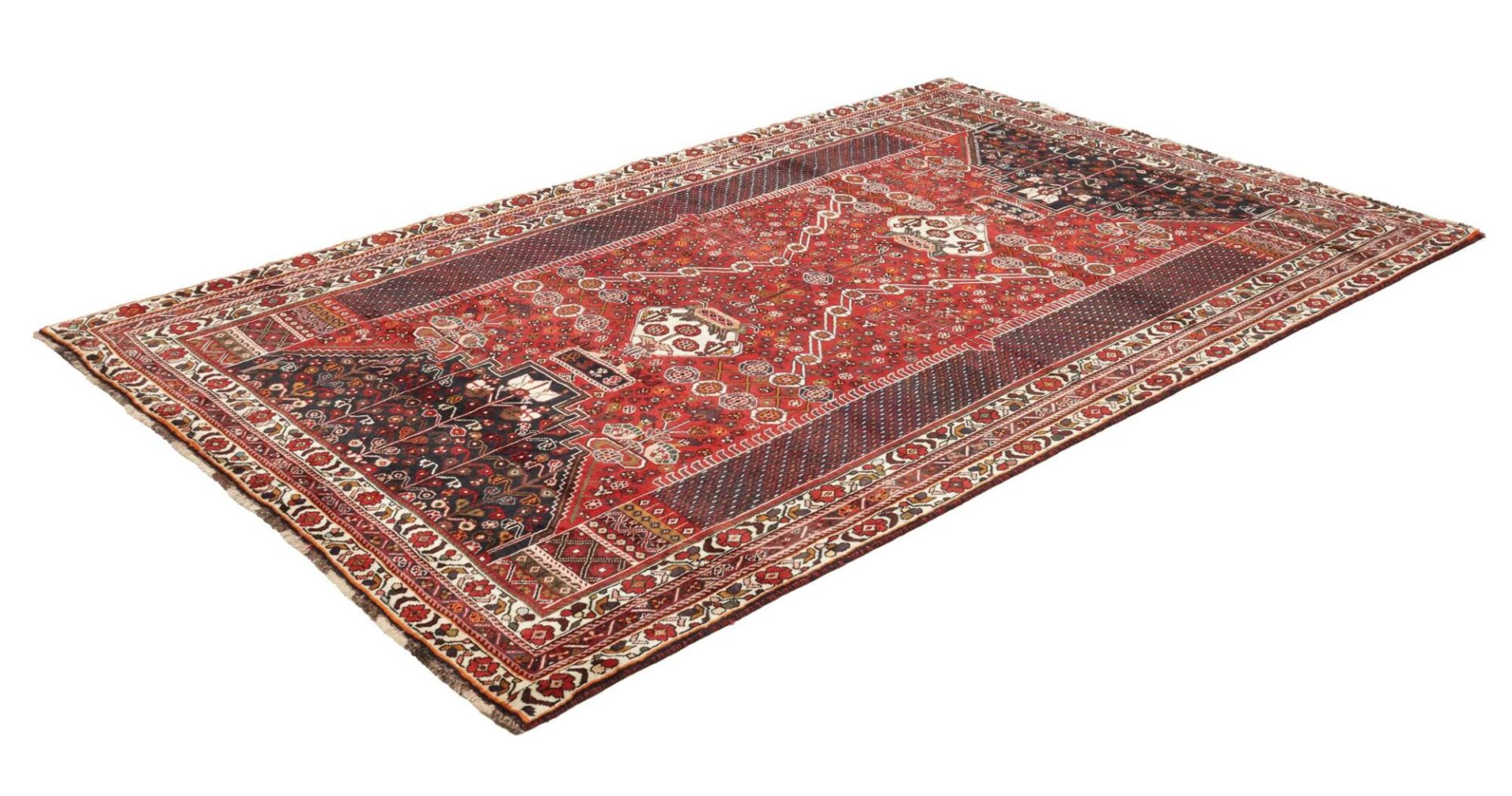 Handgeknüpfter Qashqai Perserteppich 176 × 277 cm