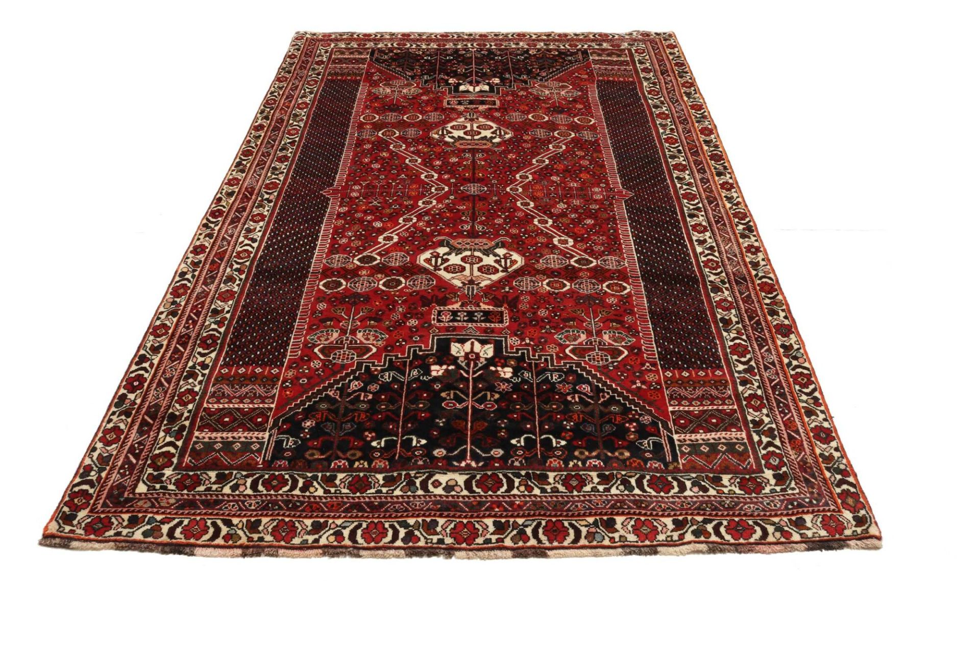 Handgeknüpfter Qashqai Perserteppich 176 × 277 cm