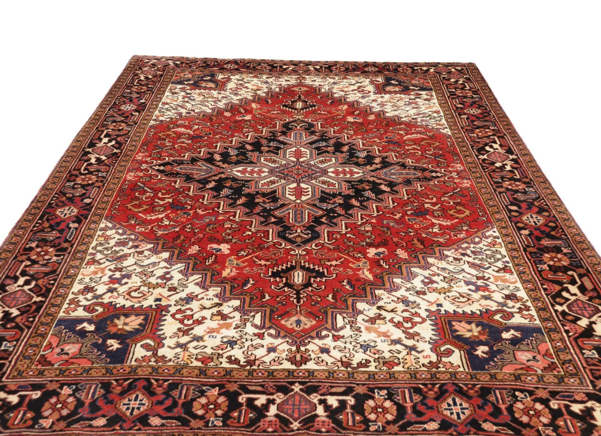 Handgeknüpfter Heriz Perserteppich 213 × 301 cm