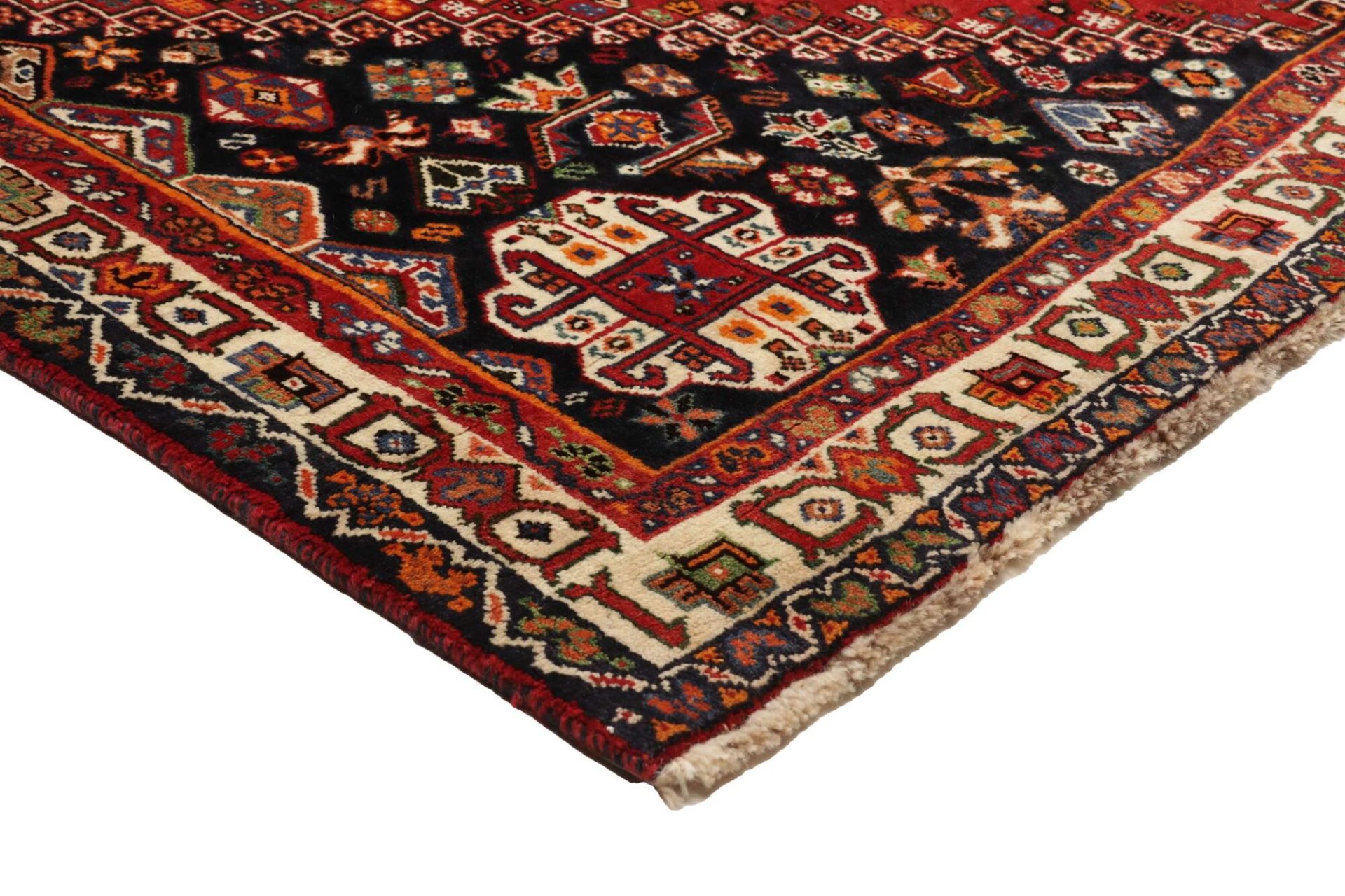 Shiraz Perserteppich 181 × 282 cm aus Wolle, handgeknüpft