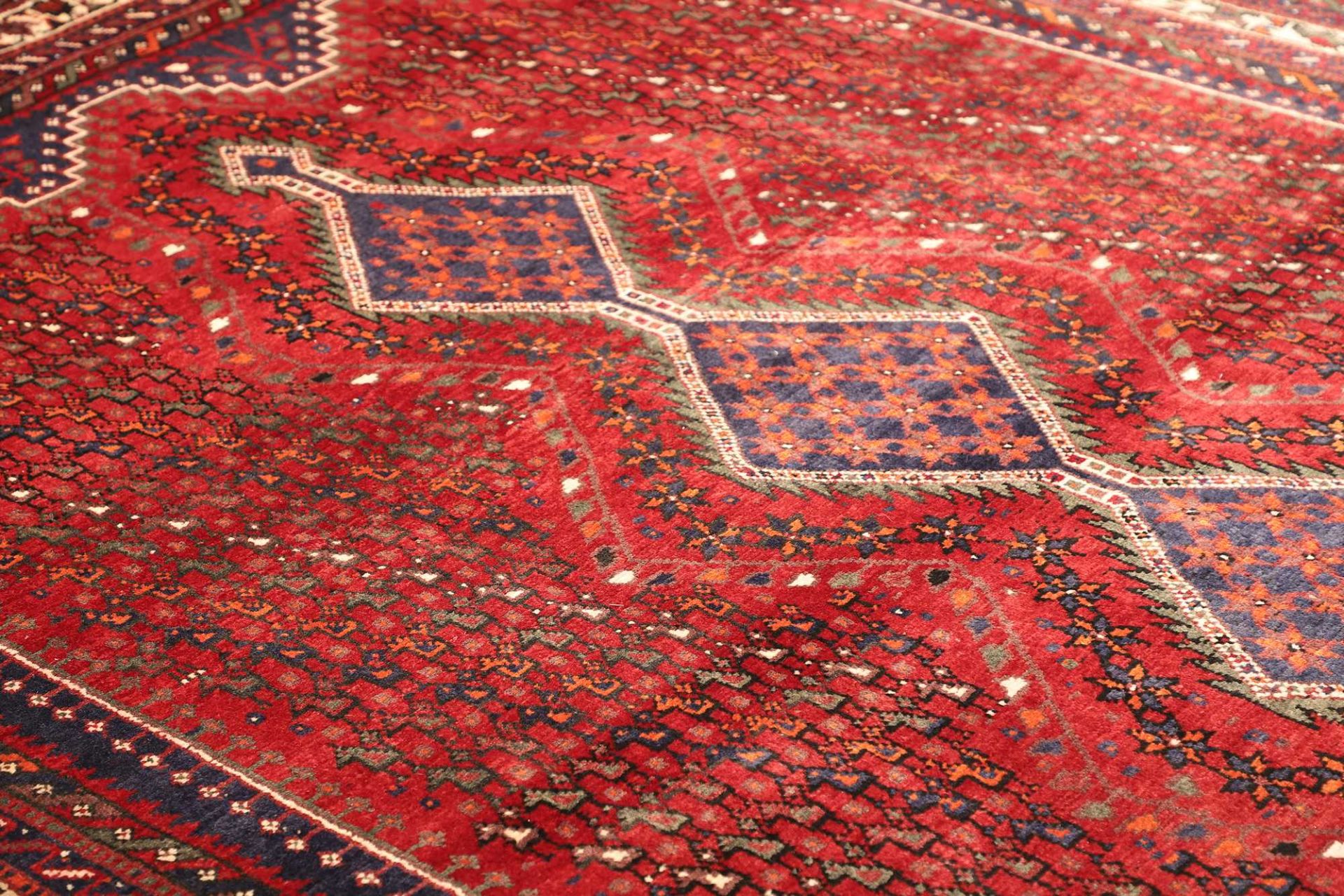 Handgeknüpfter Shiraz Perserteppich 209 × 284 cm
