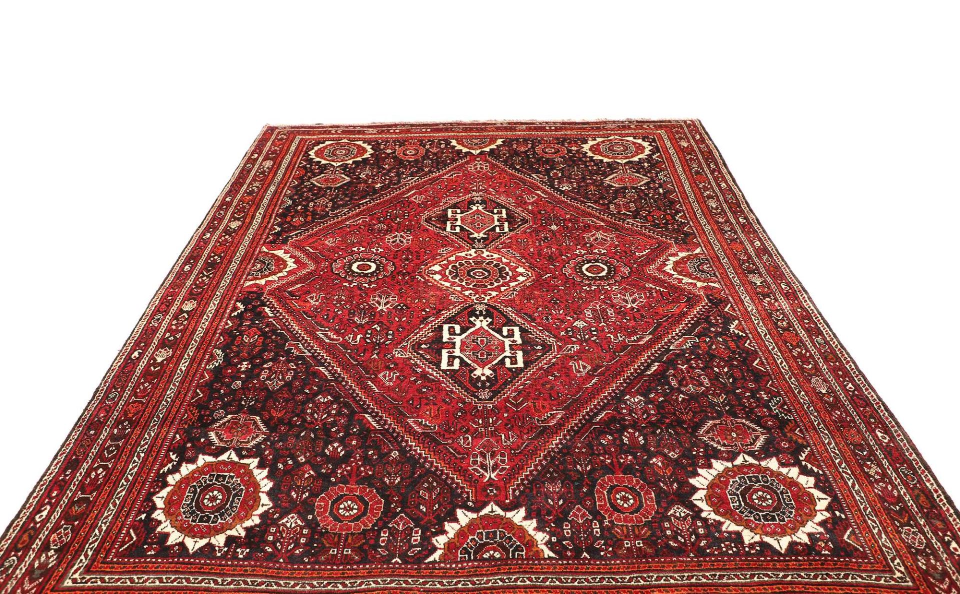 Handgeknüpfter Shiraz Perserteppich 219 × 307 cm