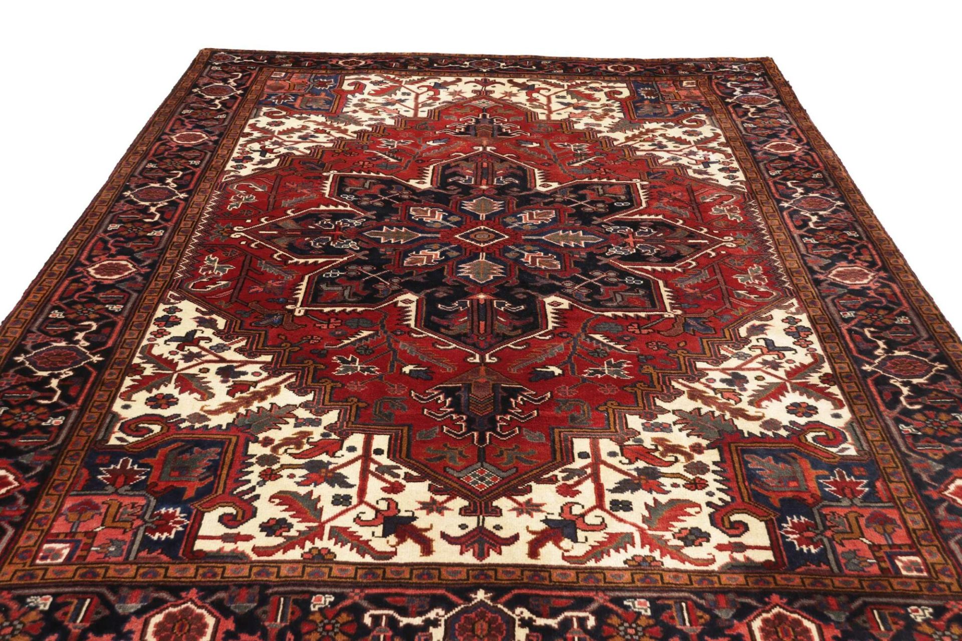 Heriz Perserteppich aus Iran, 211 × 286 cm