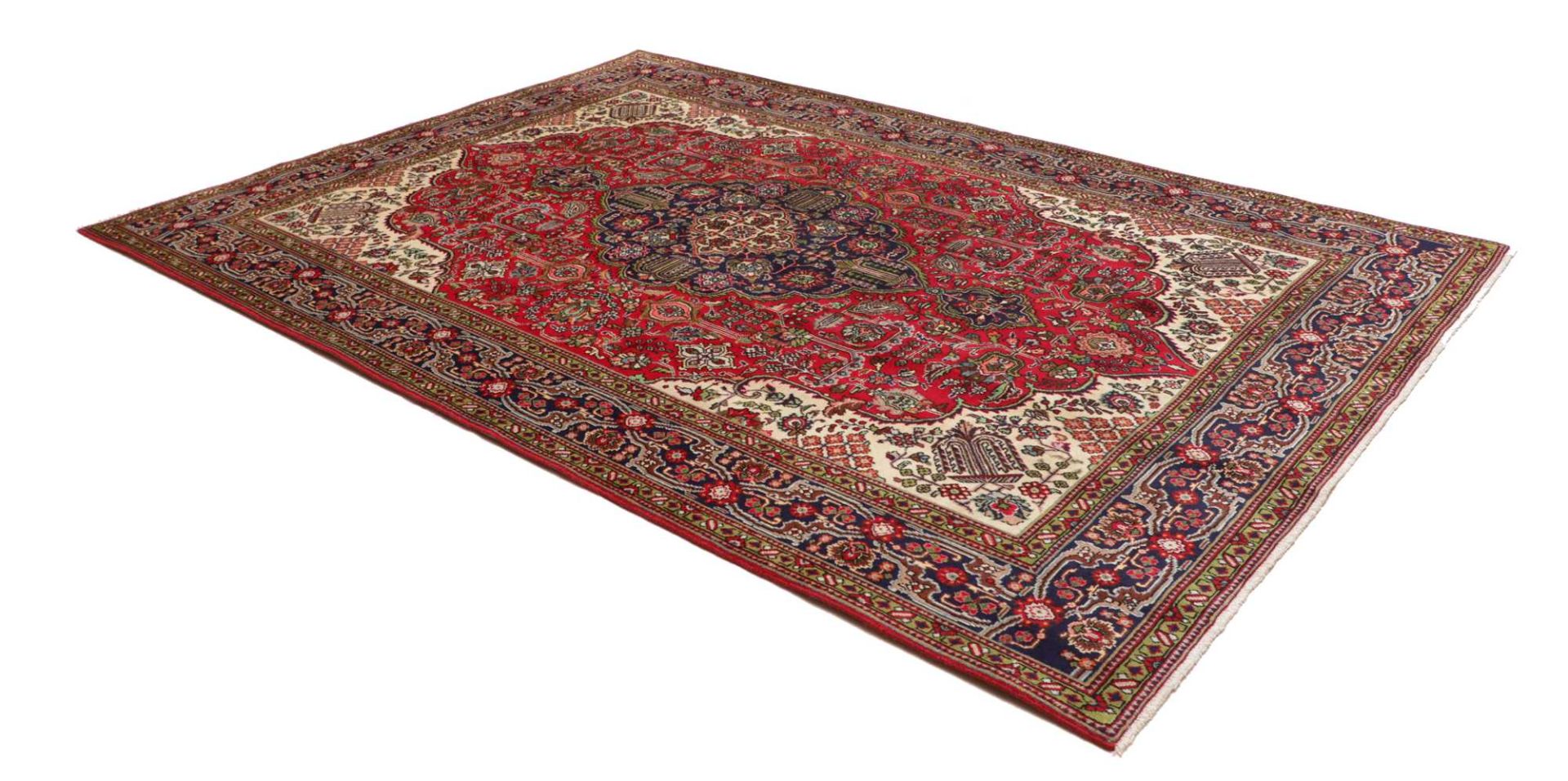 Täbriz Perserteppich 205 × 289 cm aus Wolle, handgeknüpft