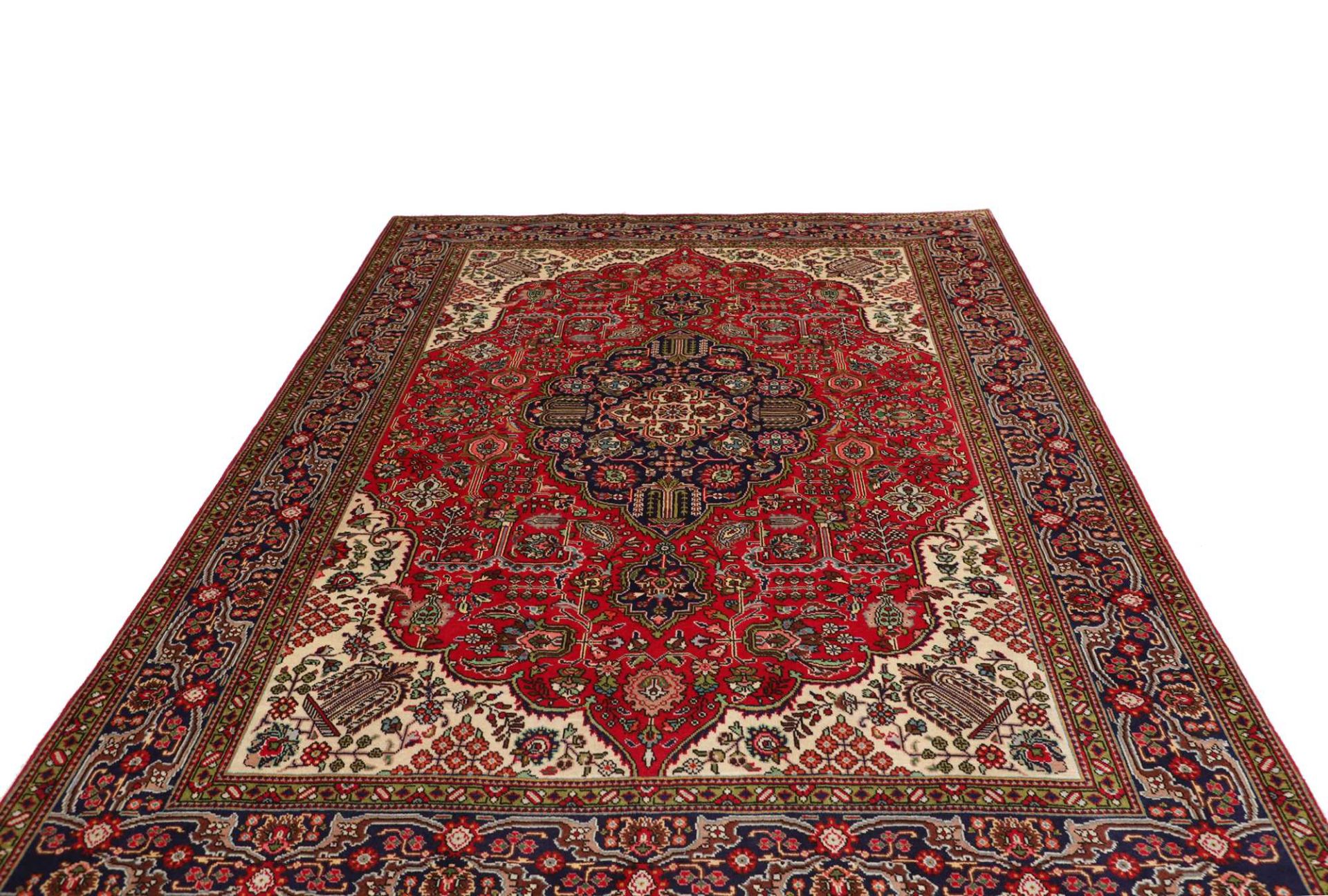Täbriz Perserteppich 205 × 289 cm aus Wolle, handgeknüpft