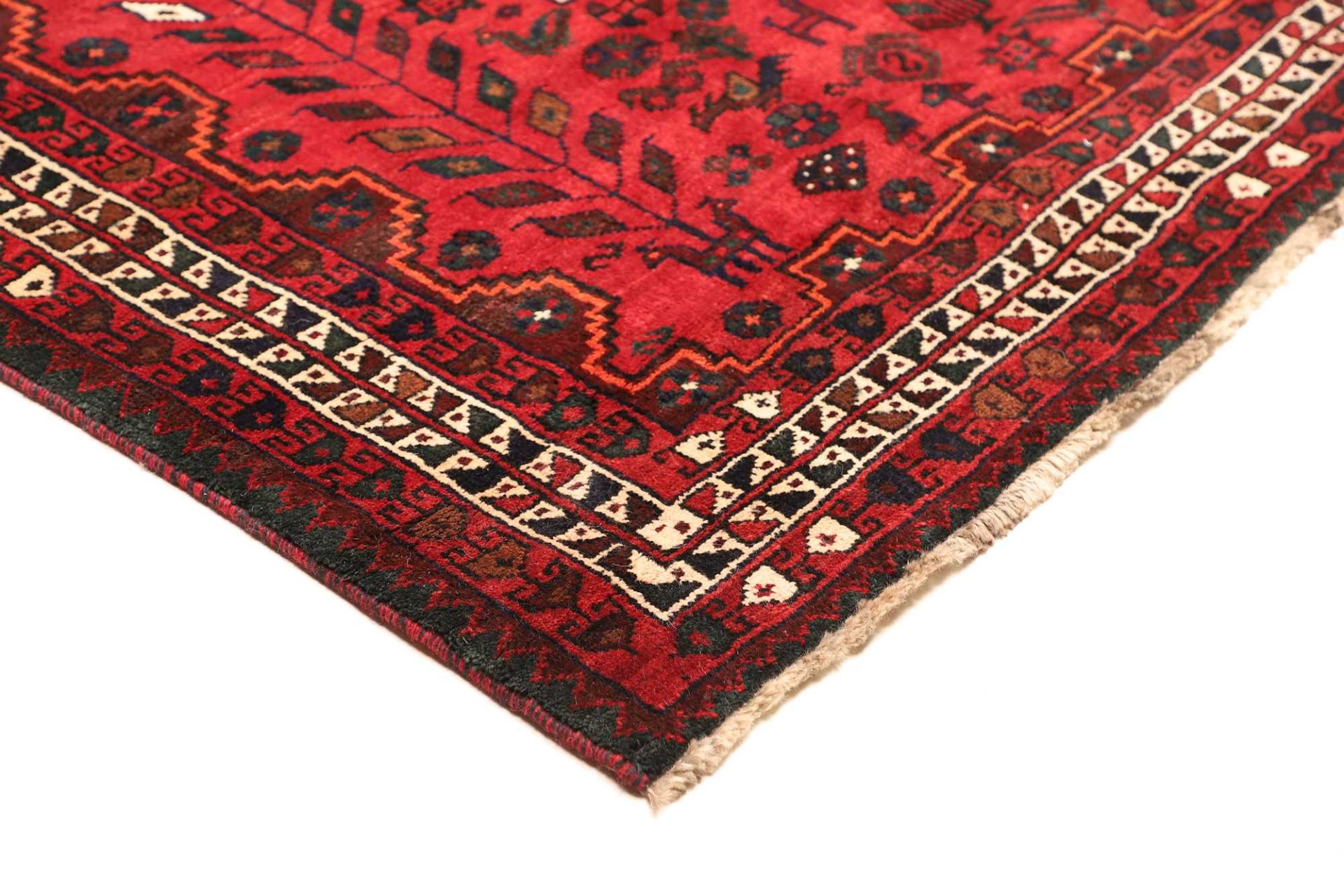 Handgeknüpfter Shiraz Perserteppich, 209 × 304 cm, Wolle