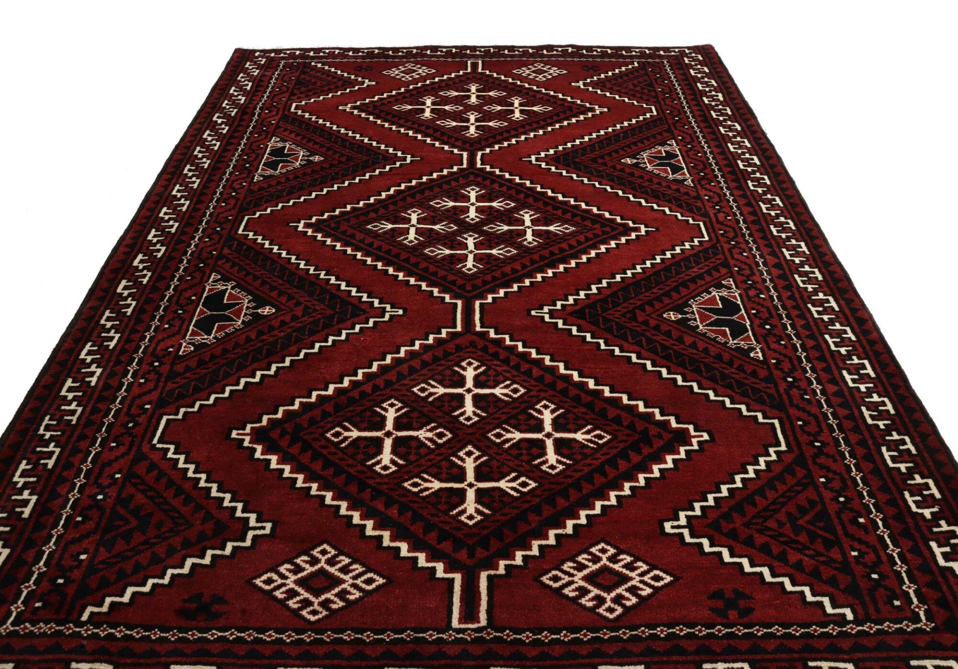 Handgeknüpfter Loribaft Perserteppich, 214 × 296 cm, Wolle