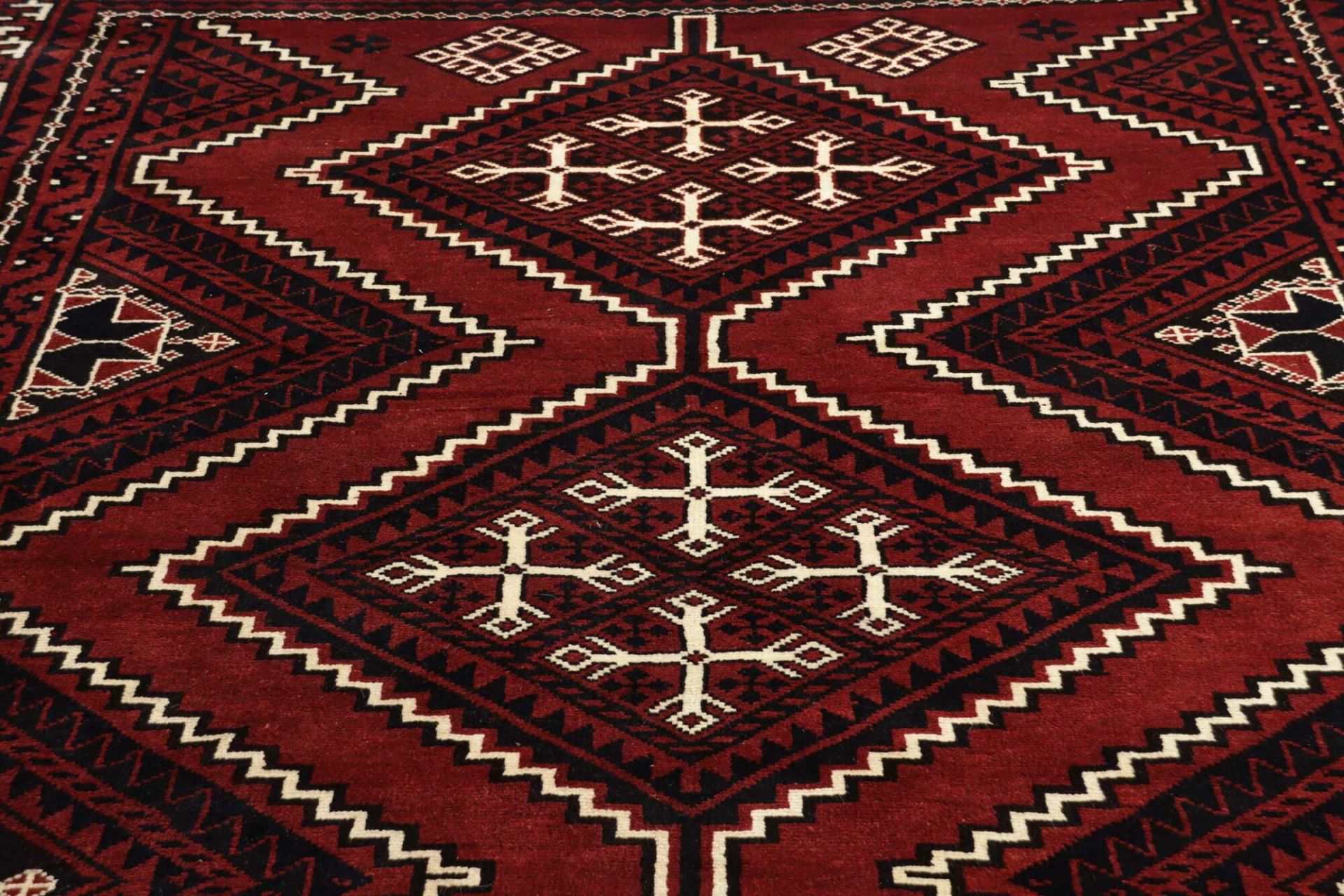 Handgeknüpfter Loribaft Perserteppich, 214 × 296 cm, Wolle