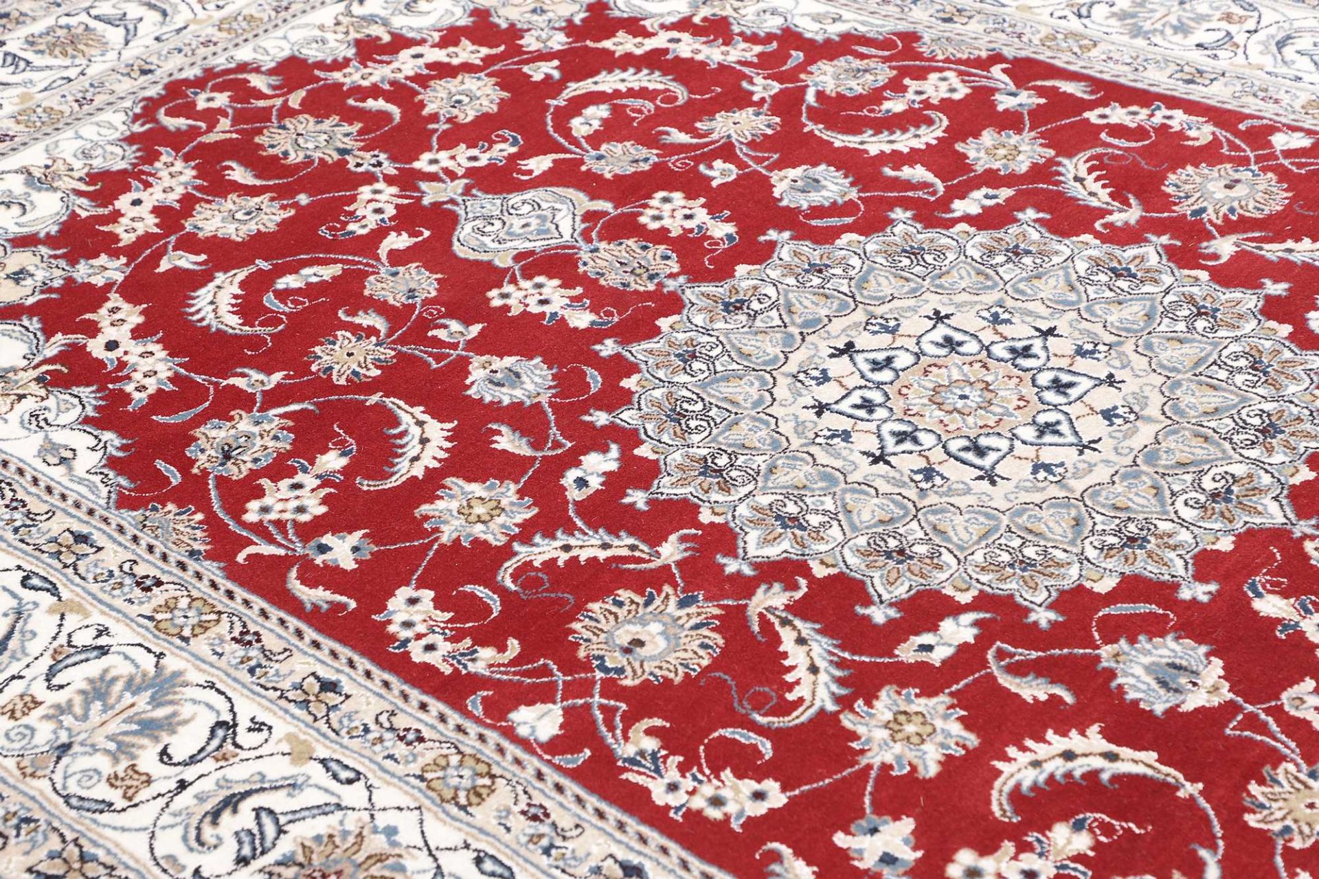 Handgeknüpfter Nain Perserteppich, 201 × 299 cm, Wolle