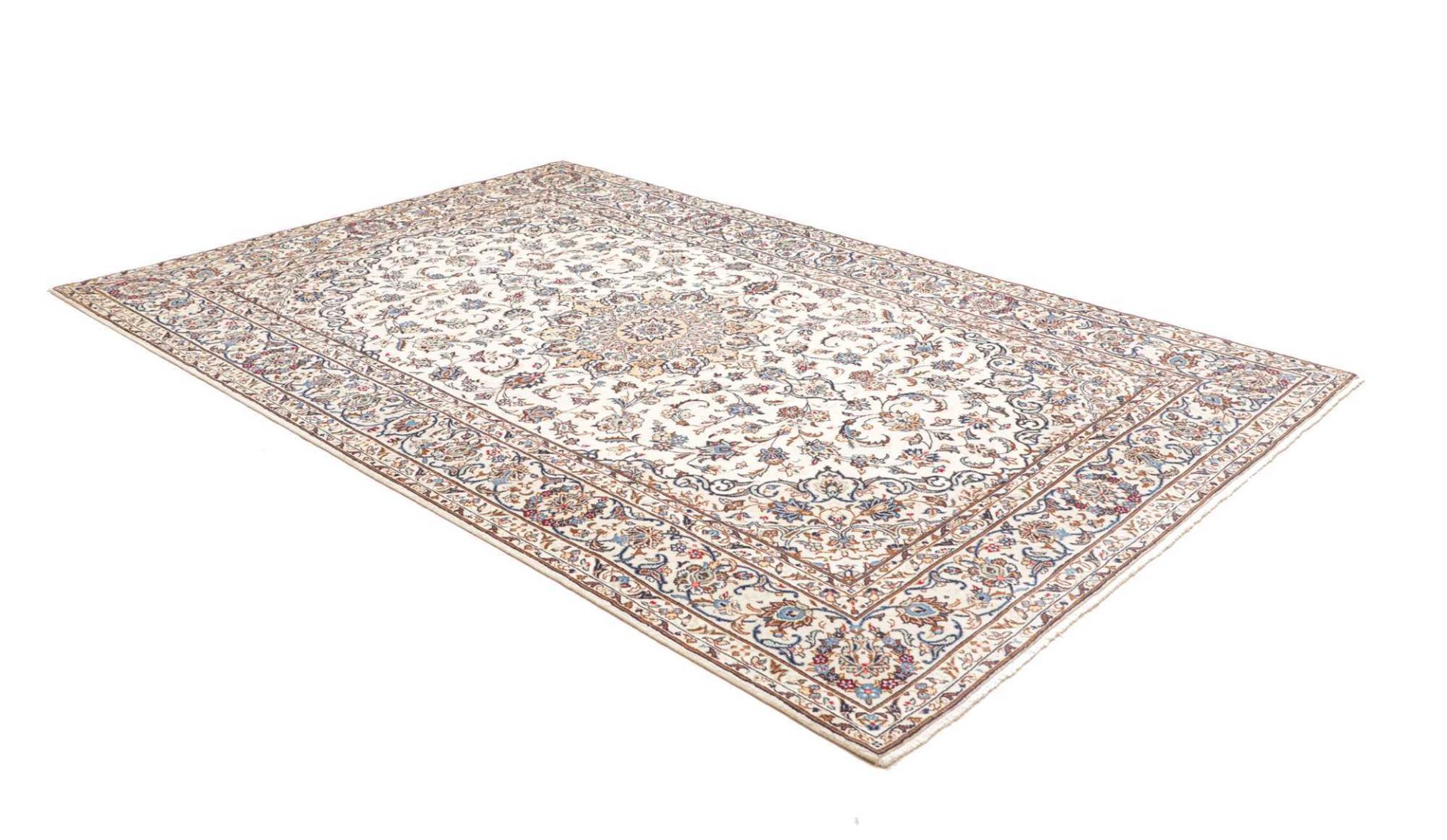 Handgeknüpfter Kashan Perserteppich 203 × 294 cm