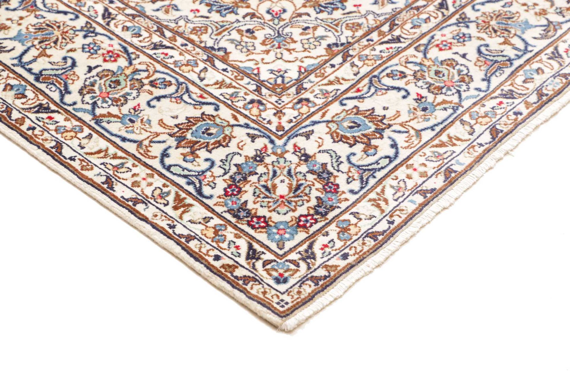 Handgeknüpfter Kashan Perserteppich 203 × 294 cm