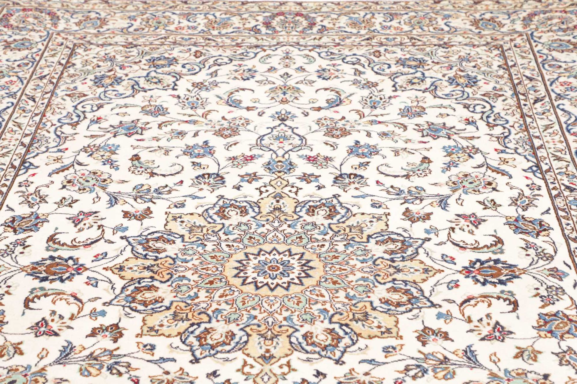 Handgeknüpfter Kashan Perserteppich 203 × 294 cm
