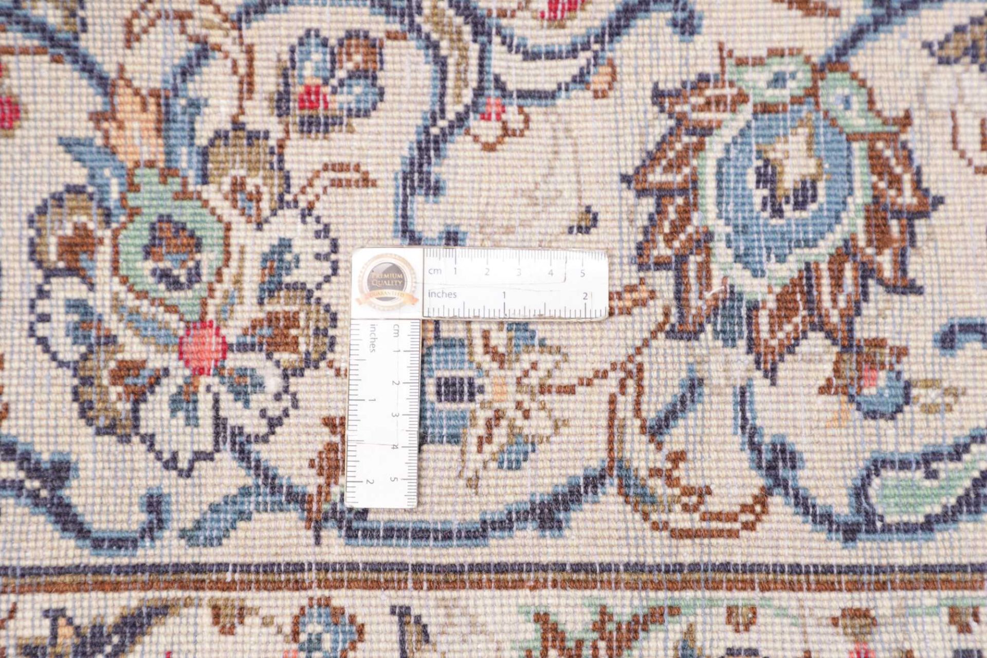 Handgeknüpfter Kashan Perserteppich 203 × 294 cm