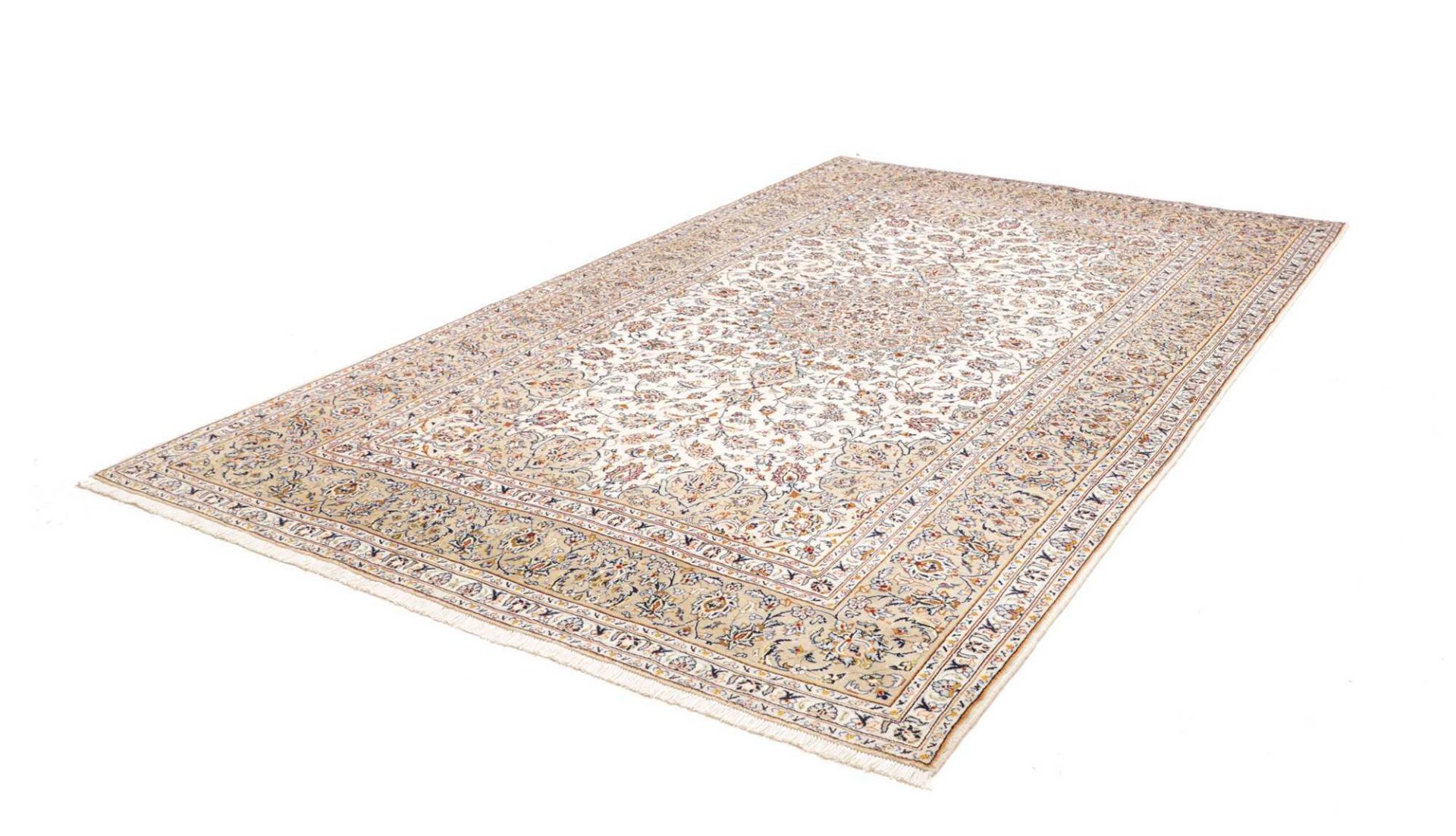 Kashan Perserteppich aus Iran, 206 × 324 cm