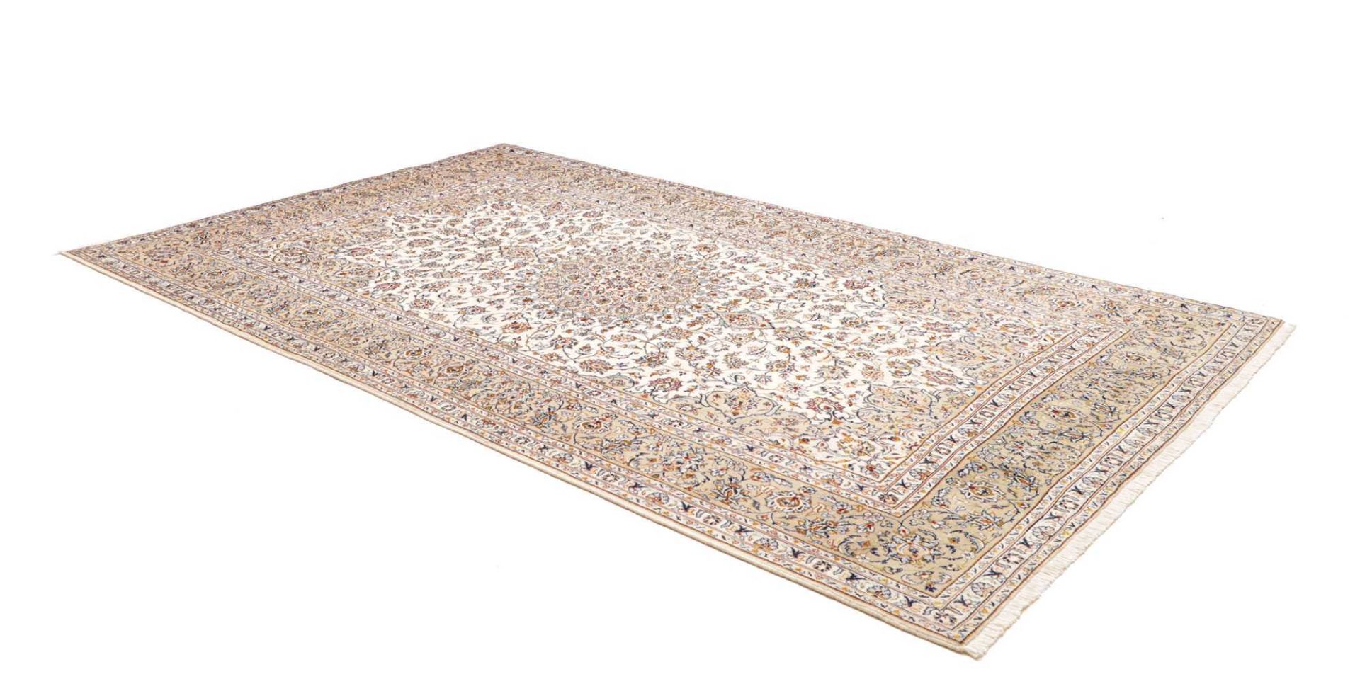 Kashan Perserteppich aus Iran, 206 × 324 cm