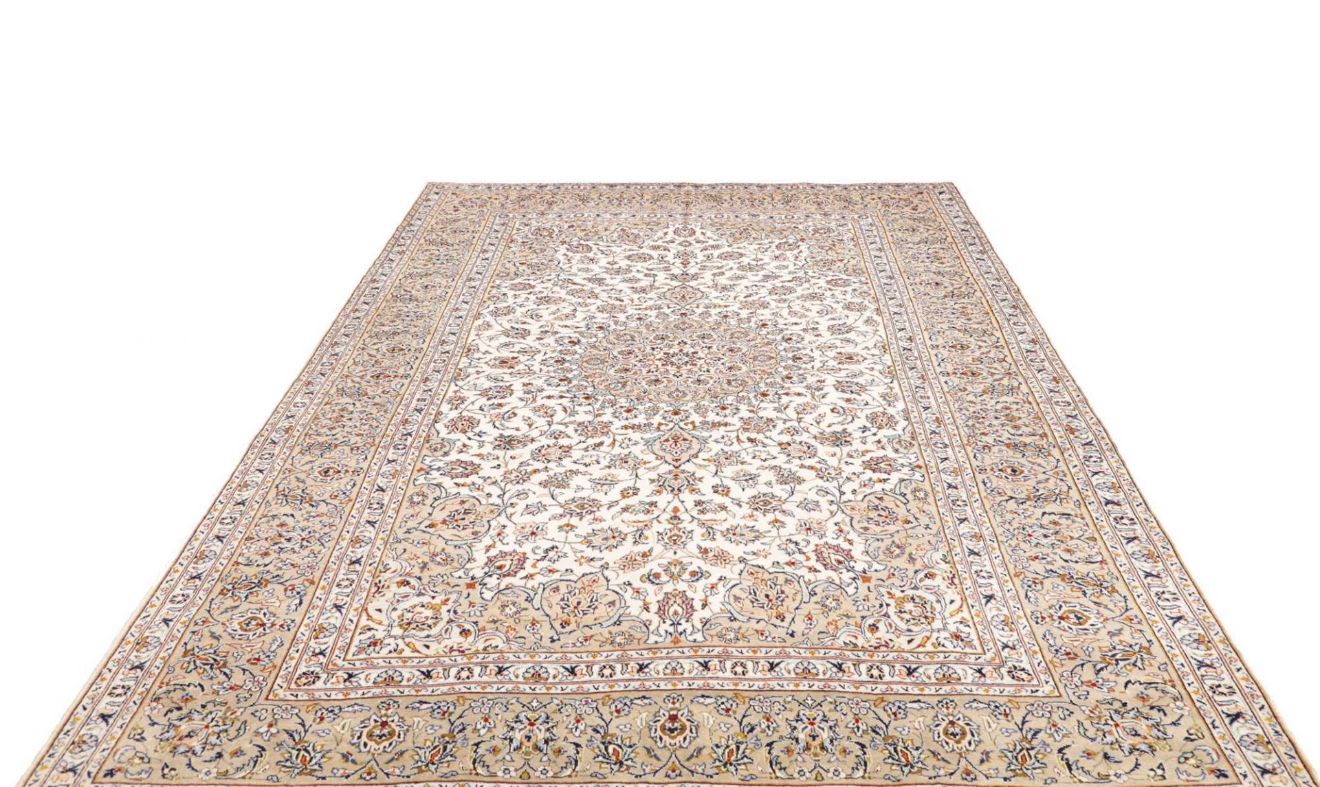 Kashan Perserteppich aus Iran, 206 × 324 cm