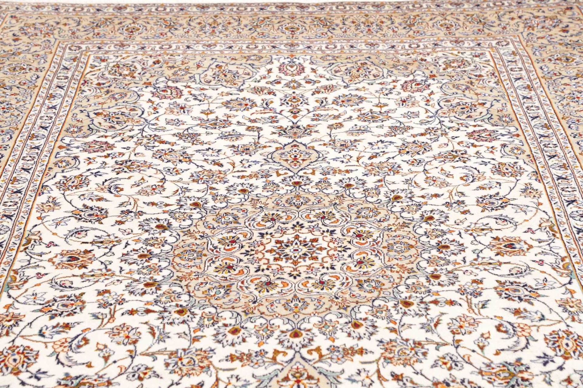 Kashan Perserteppich aus Iran, 206 × 324 cm