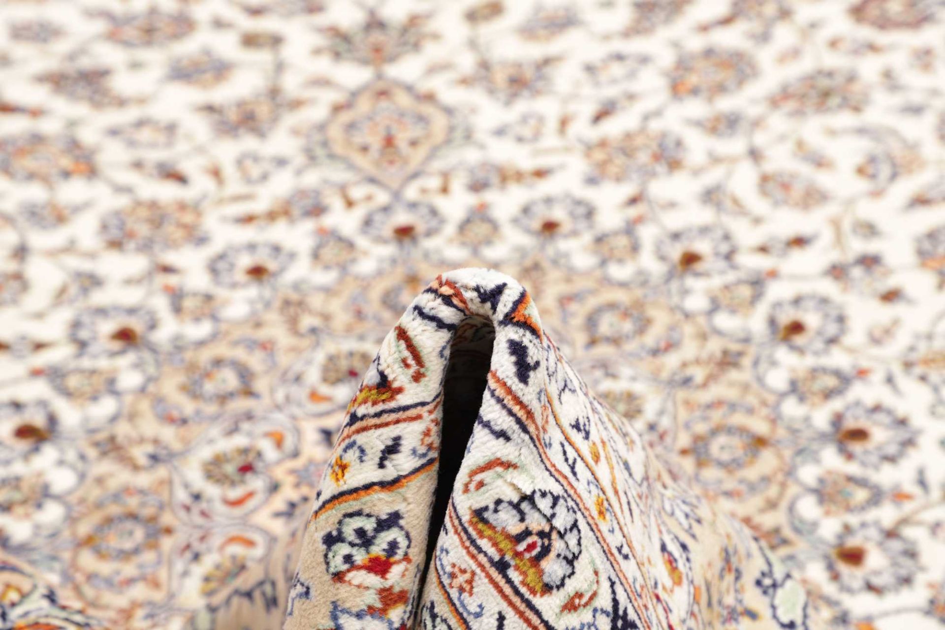 Kashan Perserteppich aus Iran, 206 × 324 cm