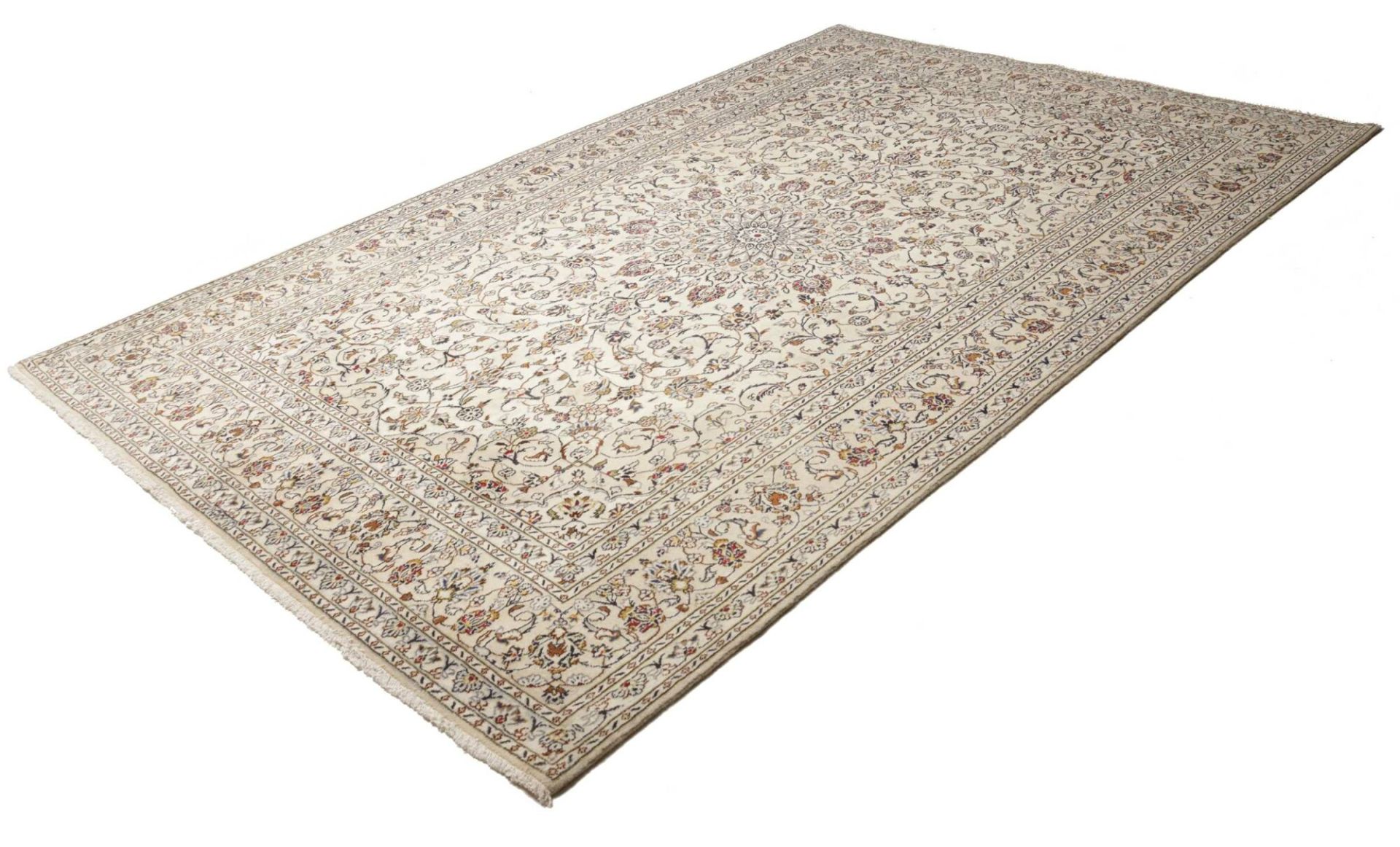 Kashan Perserteppich 198 × 312 cm aus Wolle, handgeknüpft